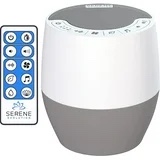 Serene Evolution White Noise Machine for Sleeping Adult or Baby, White Noise Machine for Office Privacy Noise Cancelling, Sleep Sound Machine for Adults, Fan, Ocean, Rain Sounds (60 Sounds, Grey)