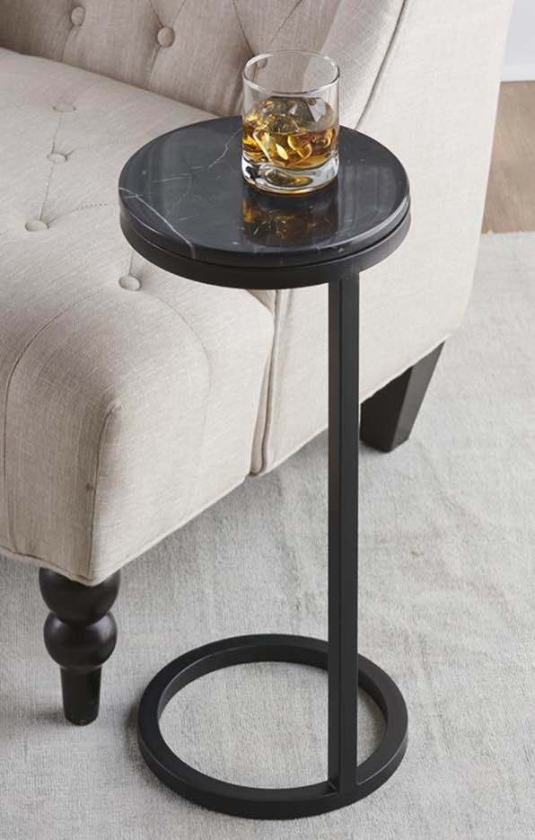 The Tight Space Marble Drink Table