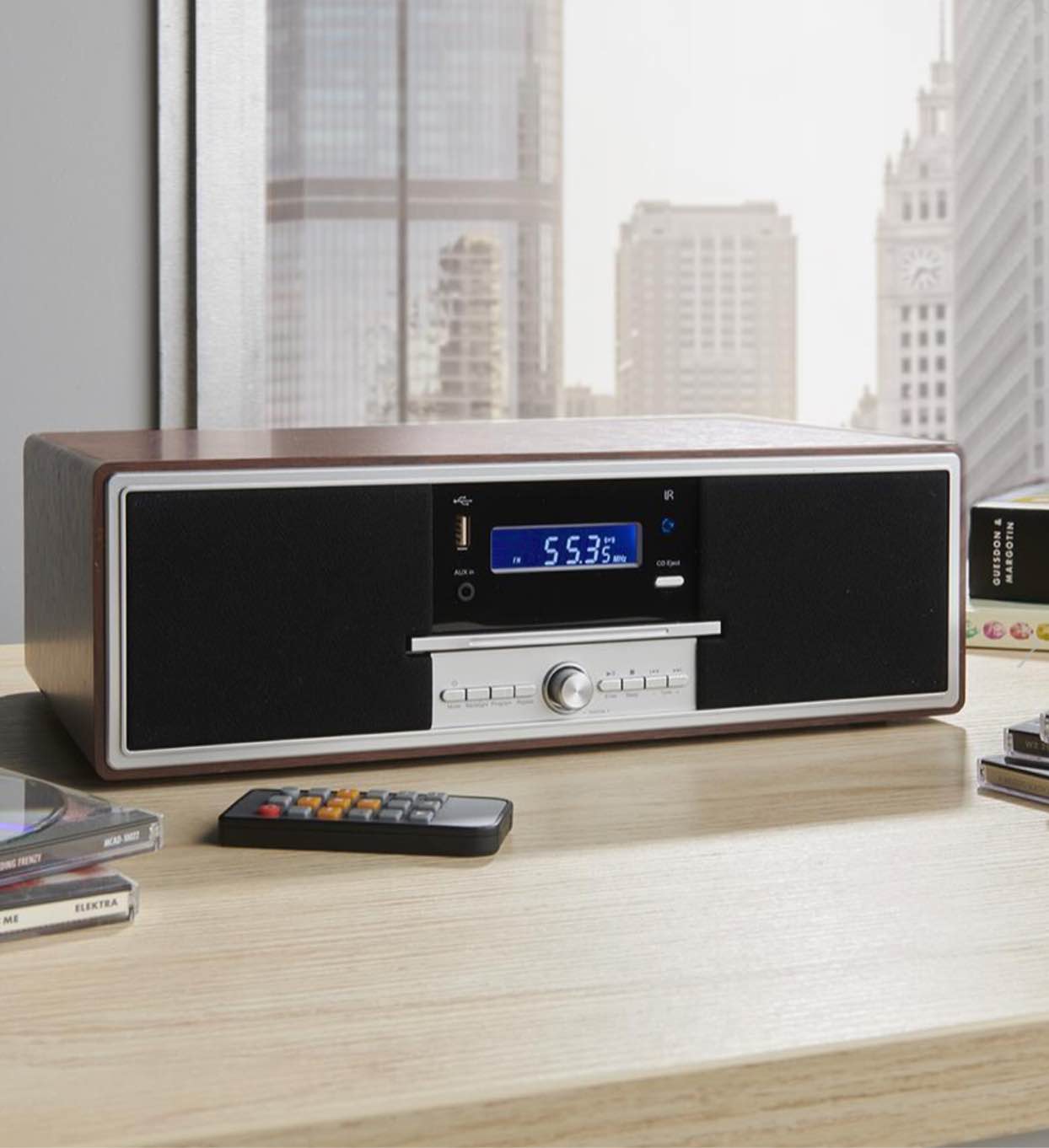 The CD Playing Multiformat Tabletop Radio
