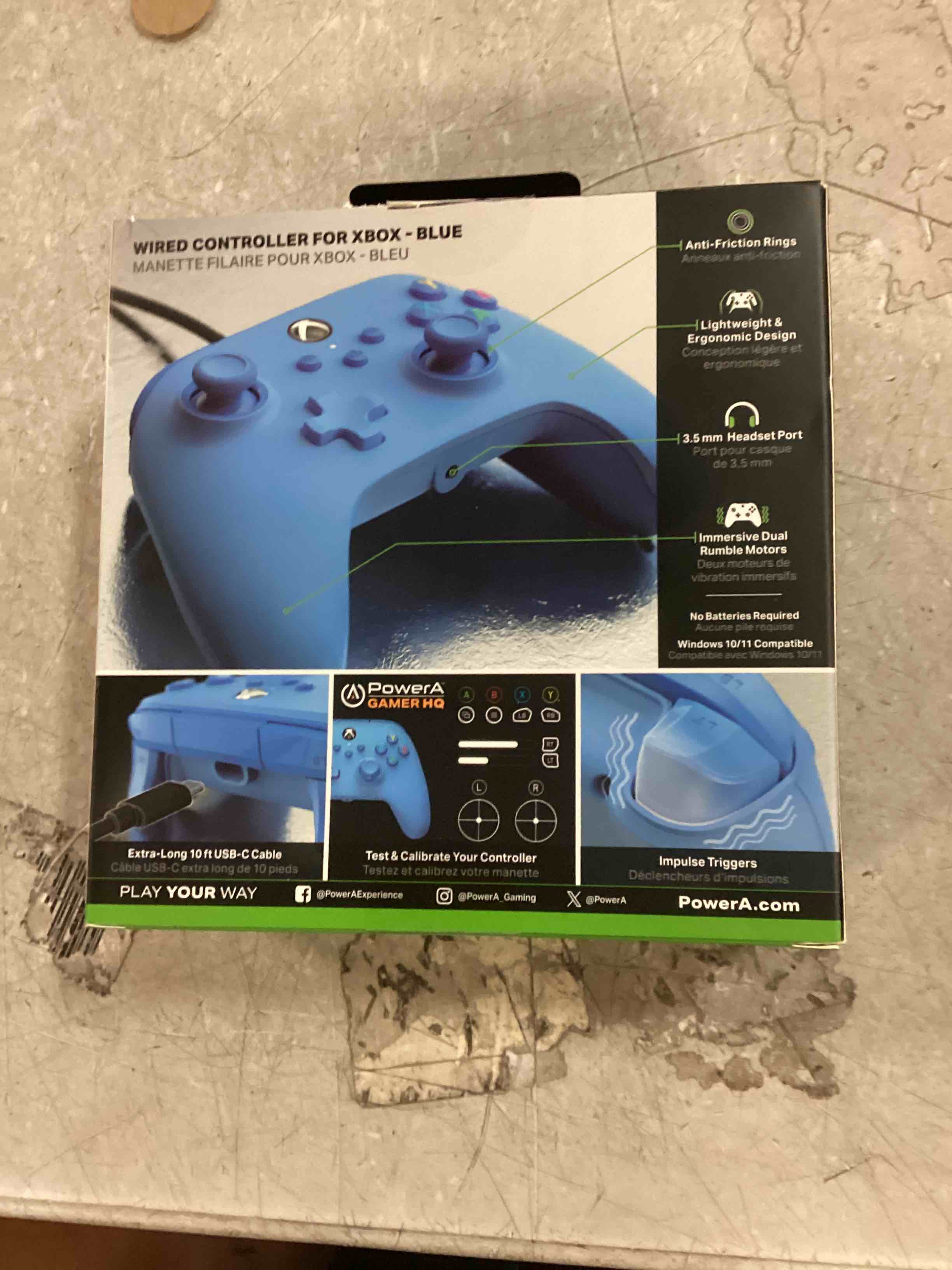 PowerA Wired Controller for Xbox Series X|S - Blue