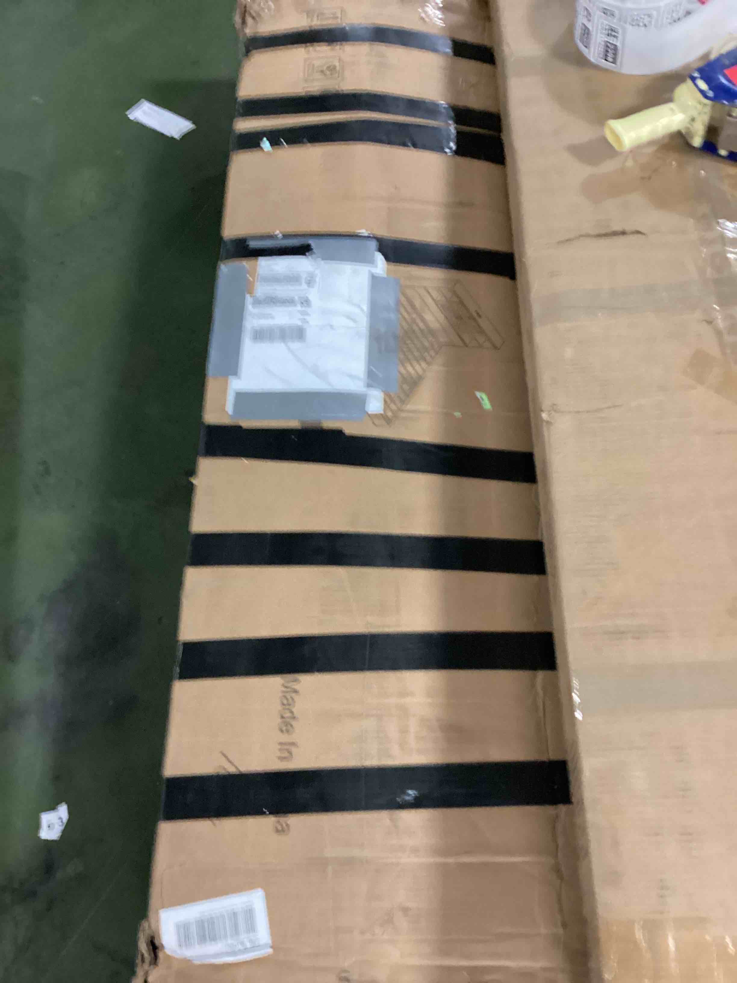 Sherell Wooden Platform Bed Frame with Sliding Barn Door Bookcase Headboard