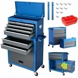 AIRAJ Rolling Tool Chest 8 Drawers Tool Cabinet with Wheels Sliding Drawers Detachable Tool Box Storage Box Organizer