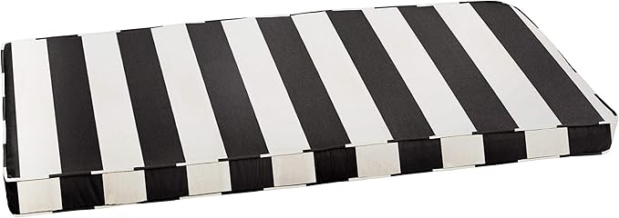 Black and White Chair Cushion 