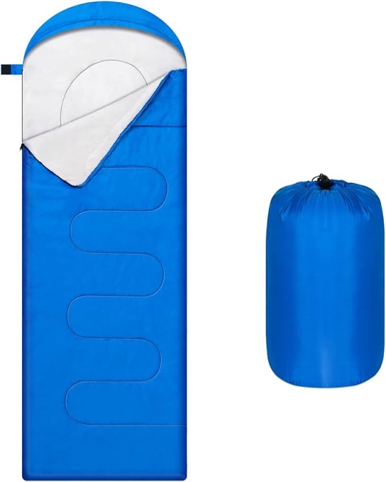 Blue Sleeping bag ( example Stock Photo)