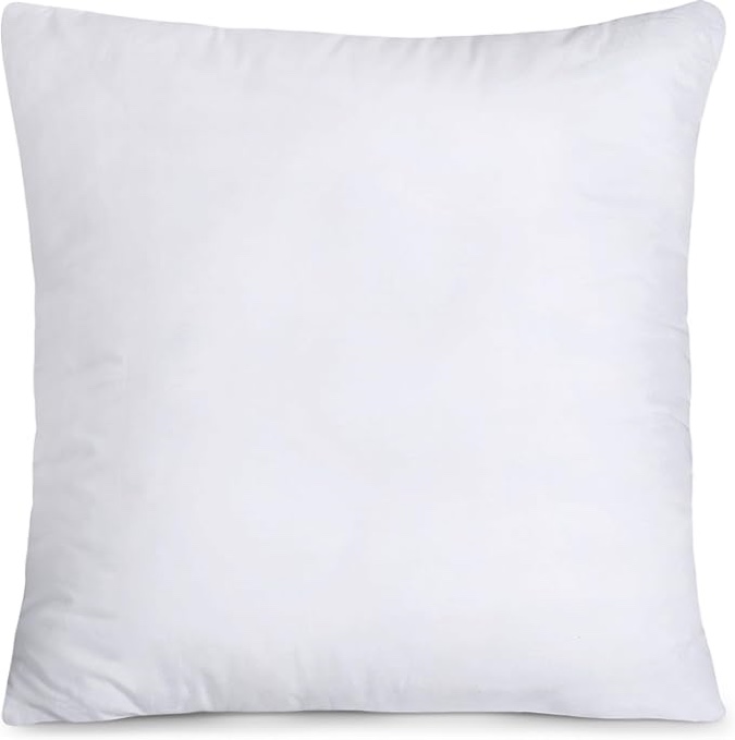 18 x 18 pillow white 