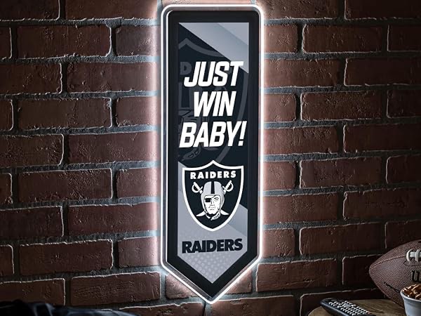 Las Vegas Raiders LED Wall Pennant