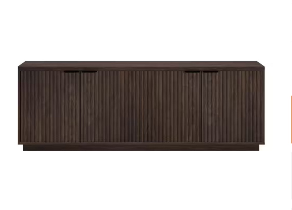 Mansfield 70 in. Alder Brown TV Stand Fits TV's up to 78 in.