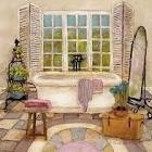 Sunny Day Bath II - Picture Frame Painting