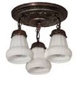 McalexanderKuzma 3 - Light 12" Cluster Bell Semi Flush Mount