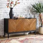 Whetsel Modern 55" Wide 4 Door Sideboard