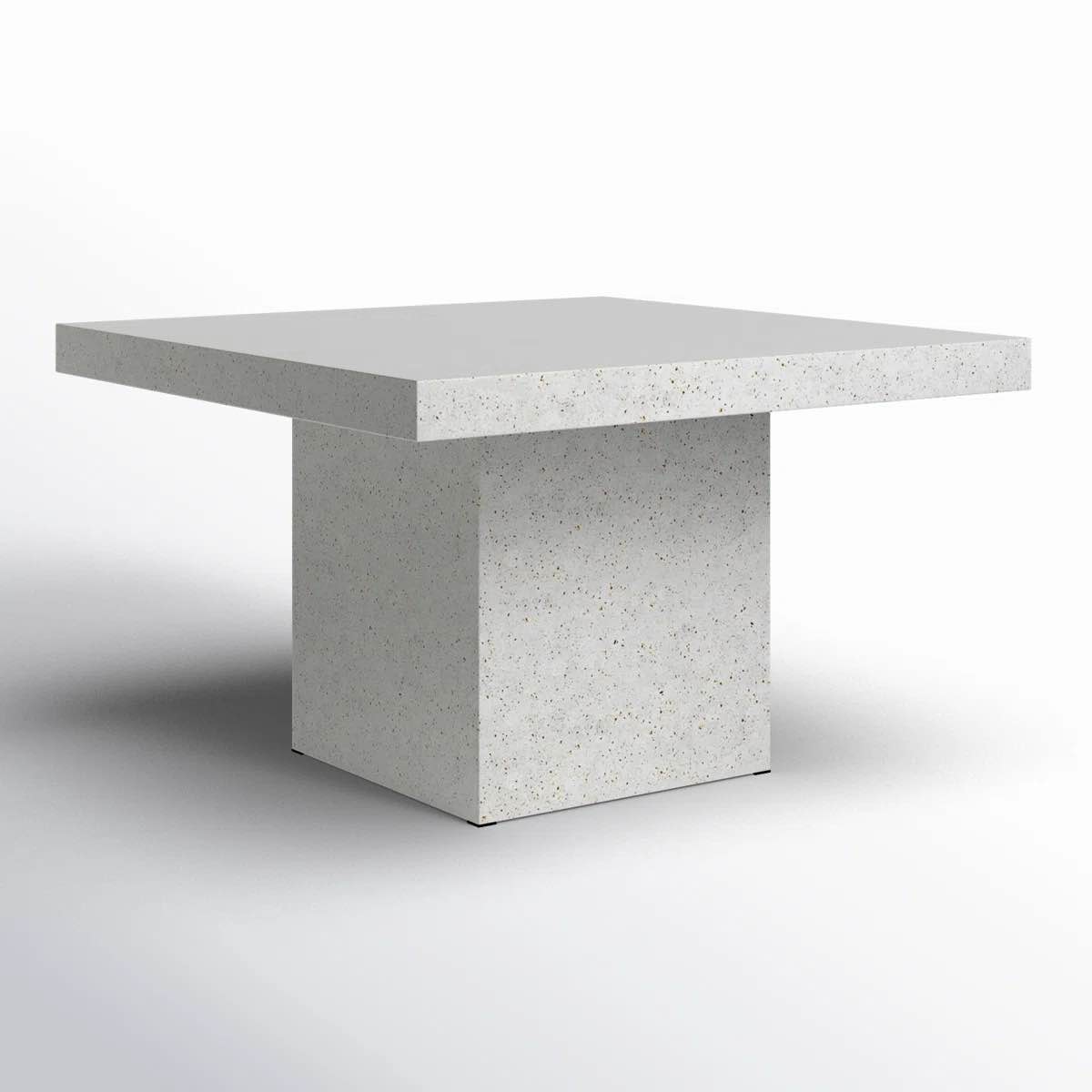 **INCOMPLETE ** Missing TOP*Kareen Bar & Counter Height Pedestal Dining Table Color: Ivory Terrazzo, Height: Bar Table (36.25" Height)