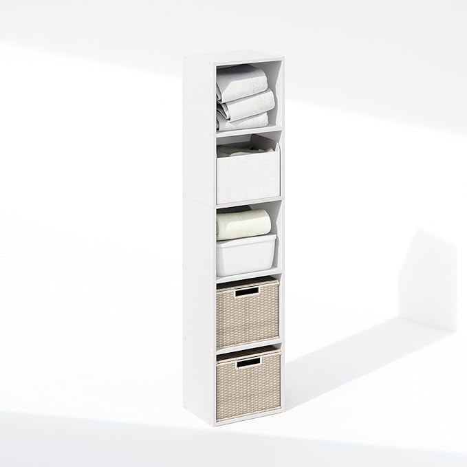 Incomplete * missing parts *similar to stock photo *Shelf Storage Organizer, White
