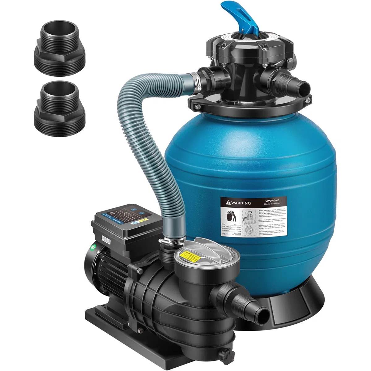 2850 GPH Sand Filter Pump with Timer