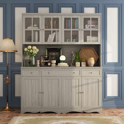 INCOMPLETE * missing box*Rustic Gray Pantry
