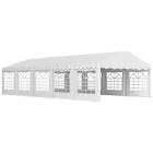 INCOMPLETE * missing boxes* White and Gray Party Tent