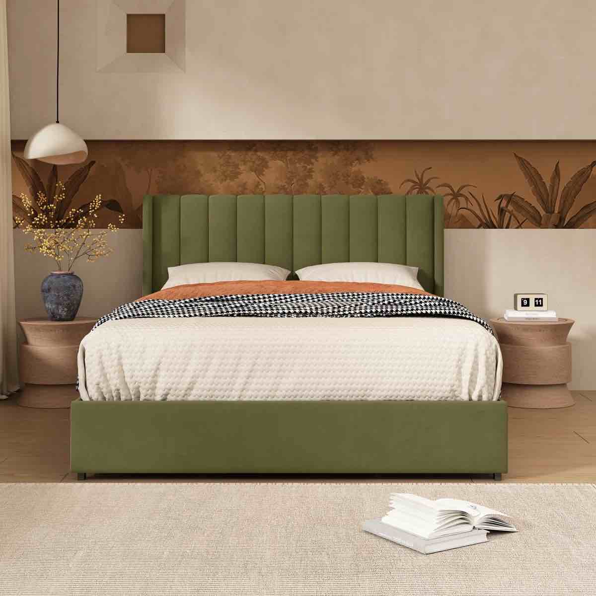 Jeilyn Upholstered Platform Drawer Storage Bed
