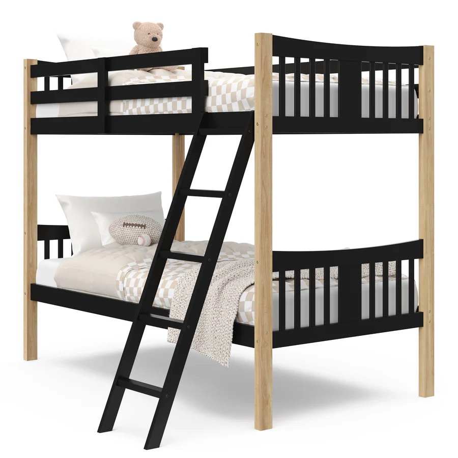 INCOMPLETE * missing boxes *Storkcraft® Caribou Convertible Twin-over-Twin Bunk Bed