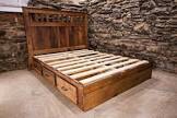 King Size Bed Frame. Similar to Stock Photo.