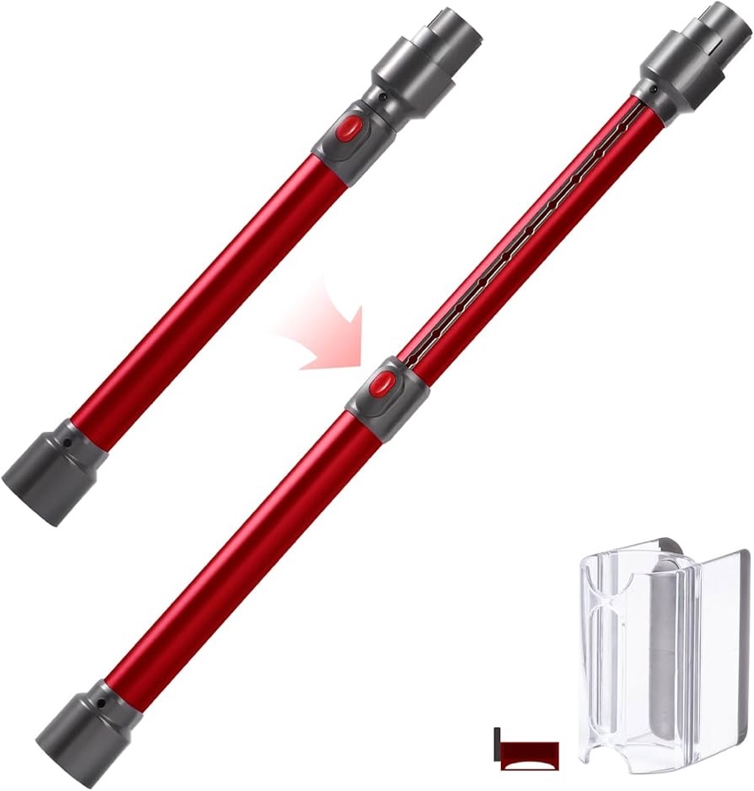 Extendable Wand Compatible with Dyson V7 V8 V10 V11 V15 Vacuum Cleaner Retractable Wand, Quick Release Wand, Telescopic Pole Replacement 