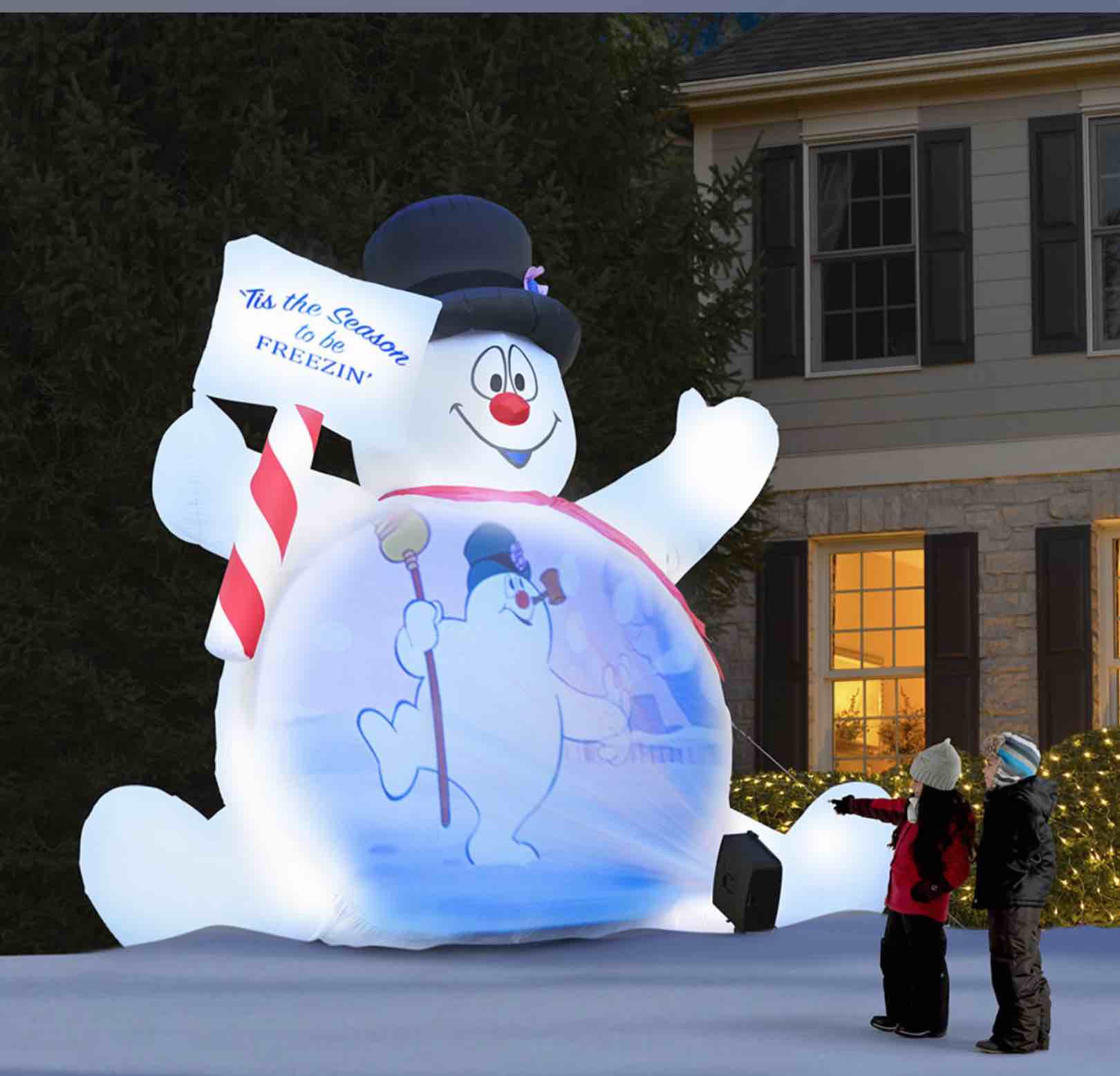 The Video Projecting 10' Frosty The Snowman