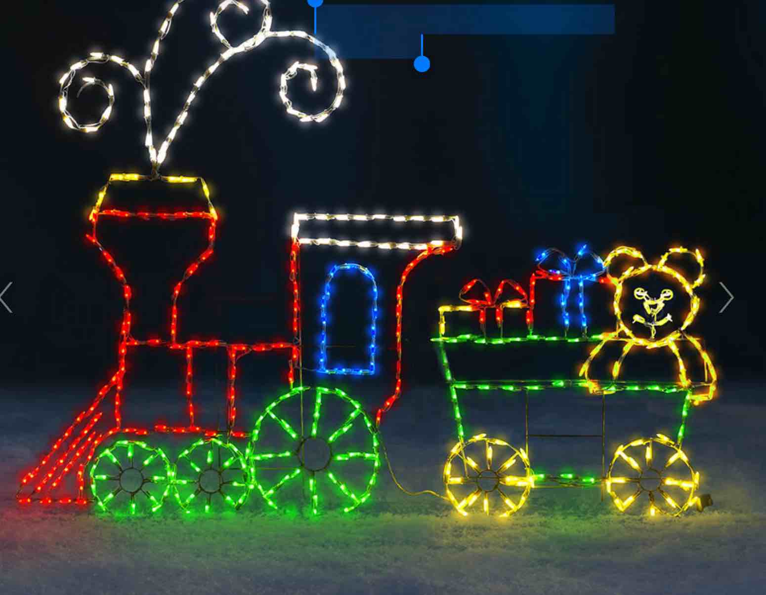 The 5' Animated Holiday Locomotive