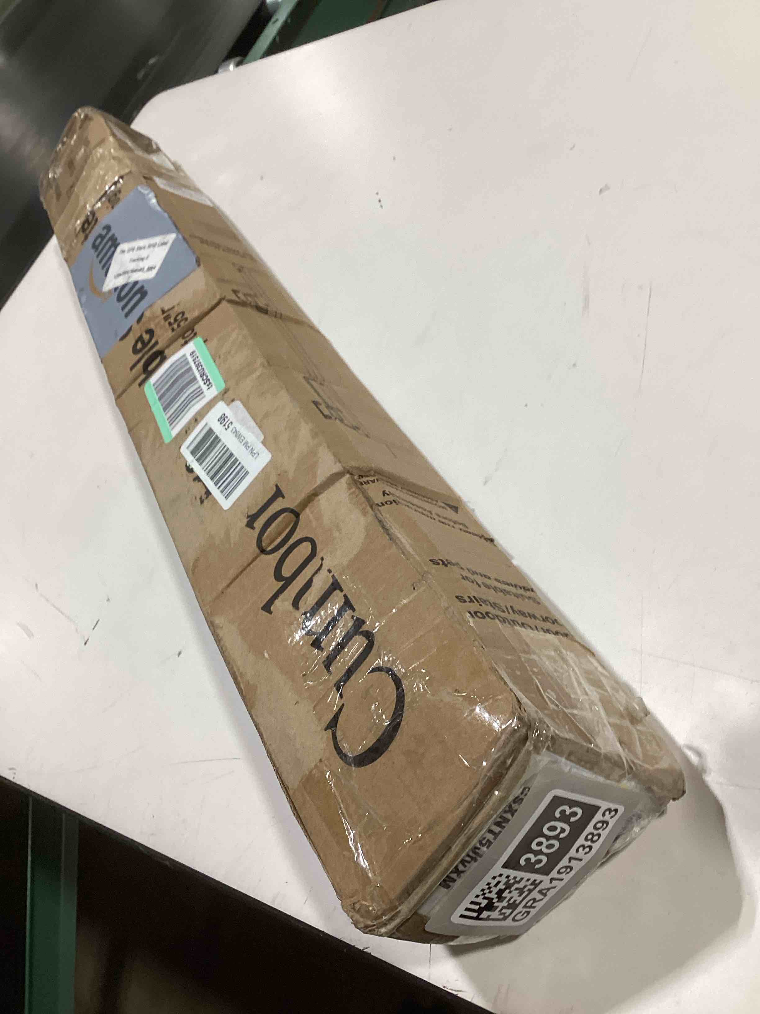 Condition photo showing Good Condition for Cumbor 55" Wide Retractable Baby Gates for Stairs, 34" Tall Mesh Dog Gate for Doorways, Pet Safety Essential Fit for Baseboards, Wide Toddlers Gates for Hallways, Indoor & Outdoor, White