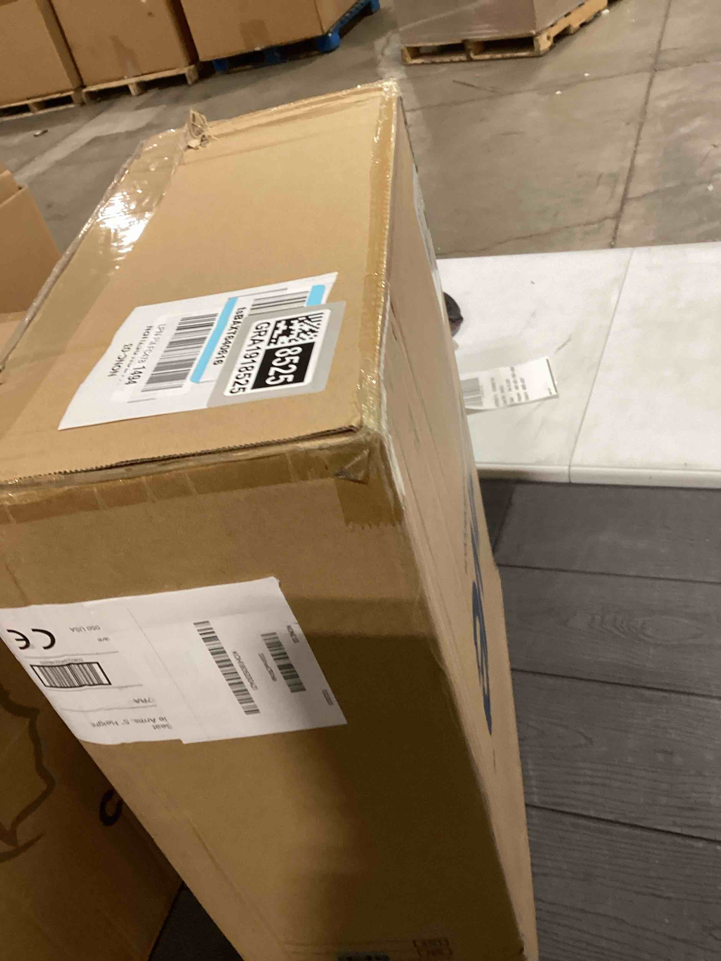 Condition photo showing As Is for Drive Medical RTL12027RA 2-in-1 Raised Toilet Seat with Removable Padded Arms, Standard Seat