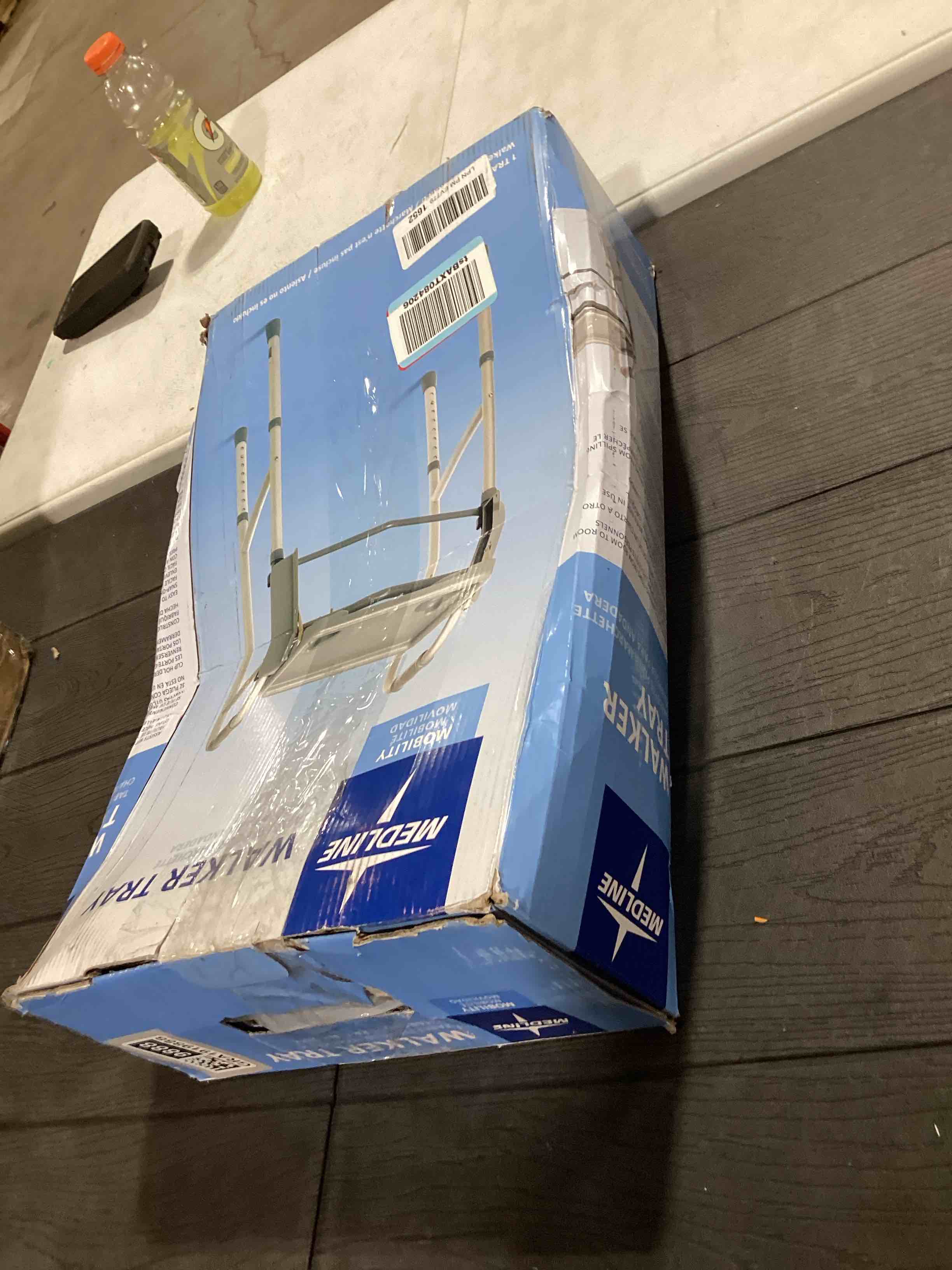 Condition photo showing Good Condition for Medline Guardian Walker Flip Tray, Gray, 1 Count