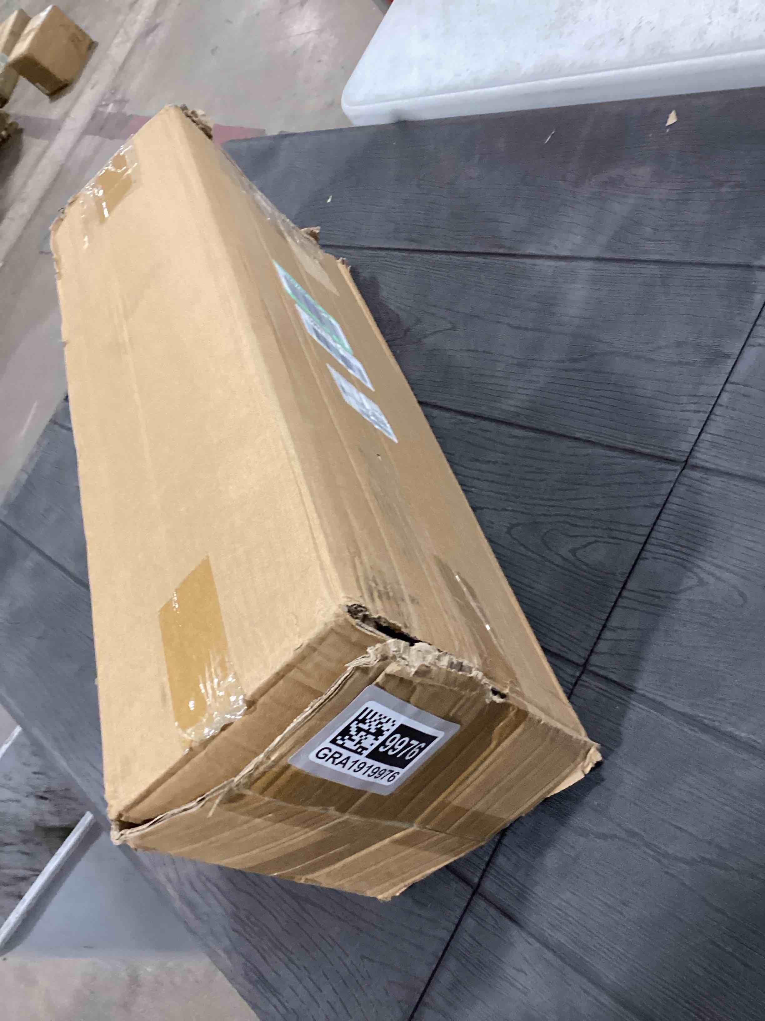 Condition photo showing Good Condition for LOFTEY Folding Camping Table, Adjustable Height Aluminum Camp Table with Roll Up Top, Lightweight with Carry Bag, Portable for Camping, Backyard BBQ, Tailgating, 37.4" L x 21.7" W x 32" H, Black