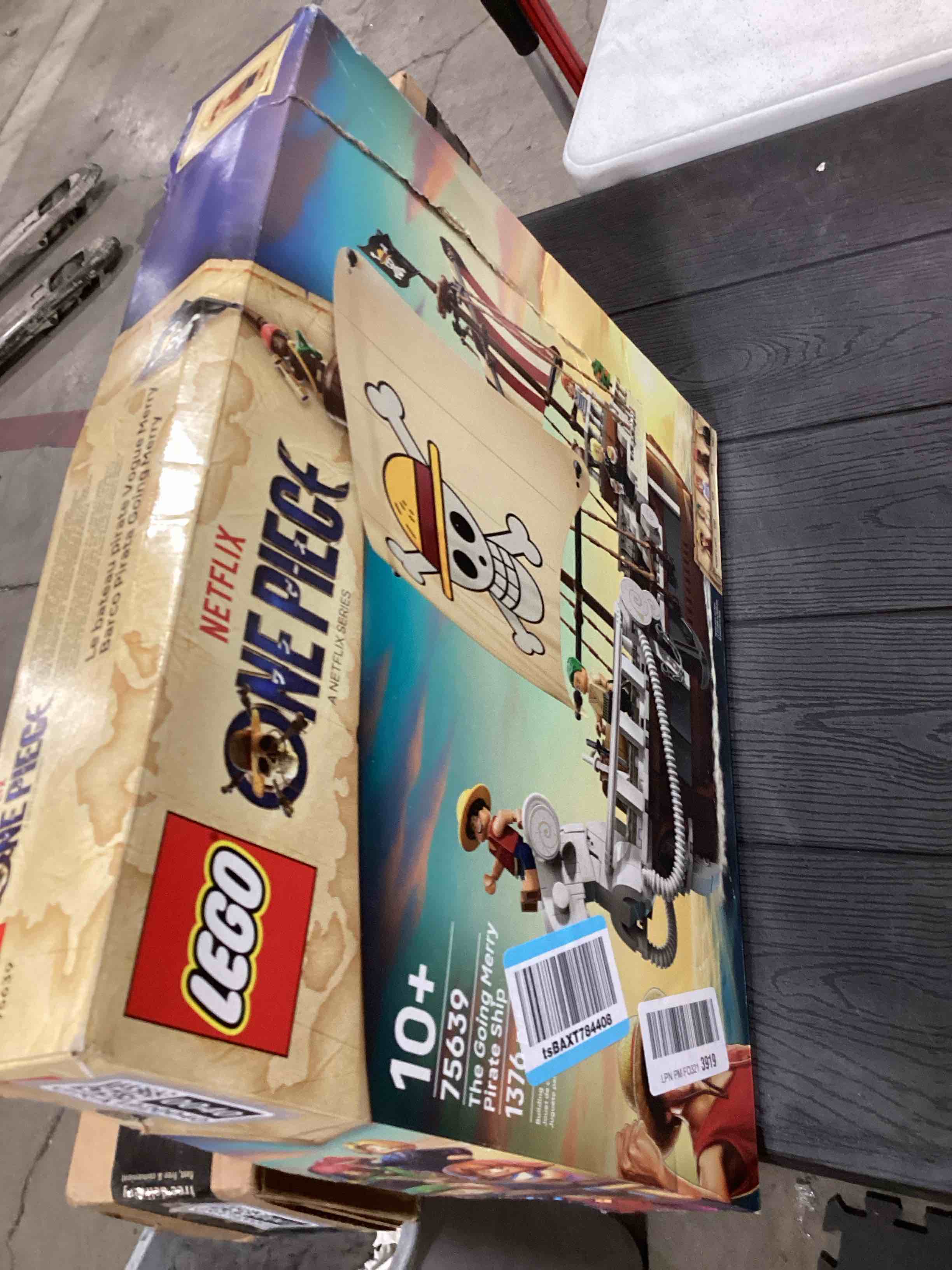 Condition photo showing New/Like New for LEGO ONE Piece The Going Merry Pirate Ship Building Blocks - Pretend Play Adventure Toy for Boys & Girls, 10+ - Straw Hat Crew Toy Figures & Playset for Anime Fans - Gift for Christmas - 75639