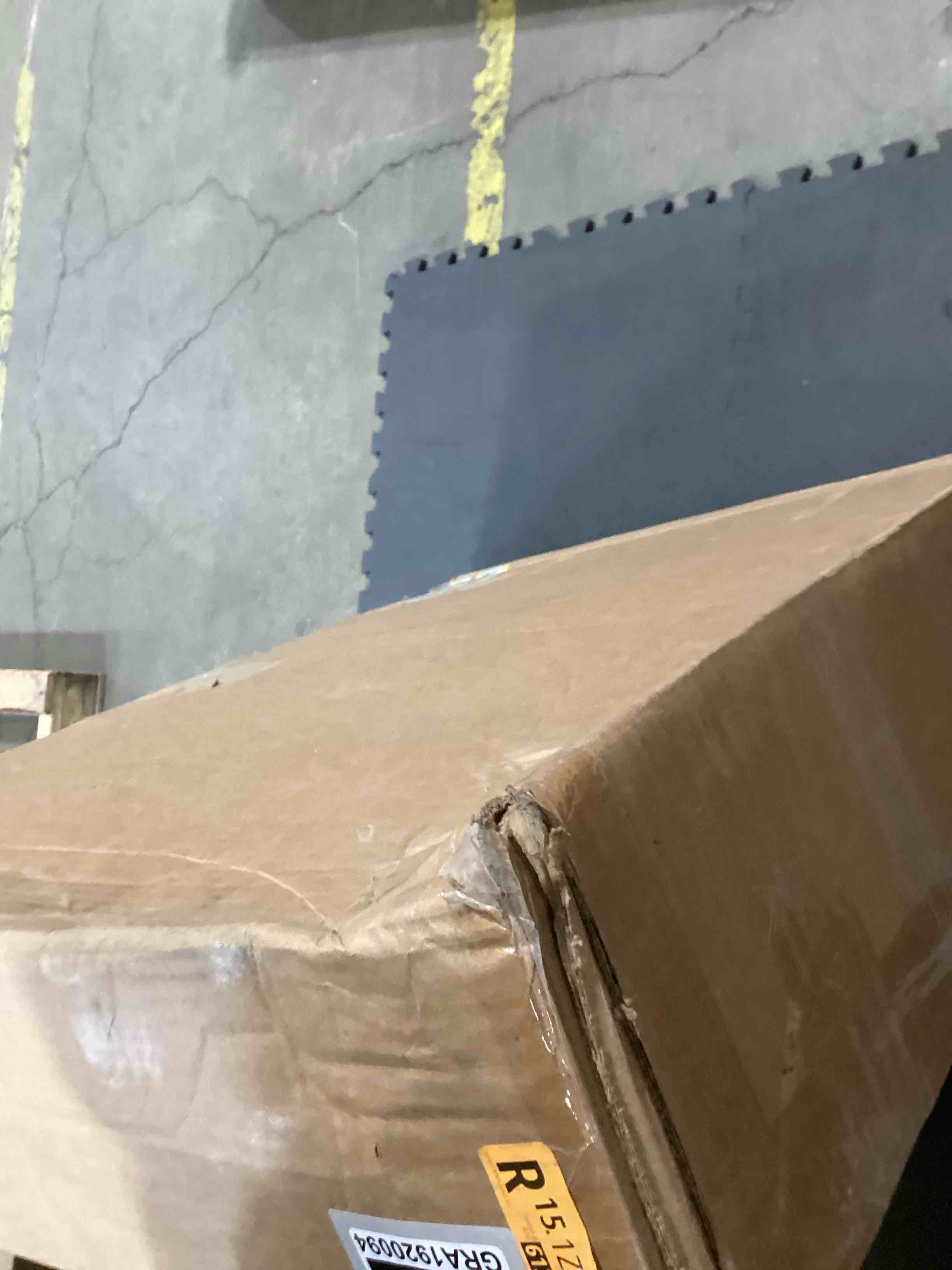 Condition photo showing As Is for 23.62" Mid-Century Modern Square Dining Table for 2 People, Small Dining Room Table with Sturdy Metal Pedestal, Square Kitchen Table for Dining Room, Kitchen, Living Room, Restaurants, Cafes