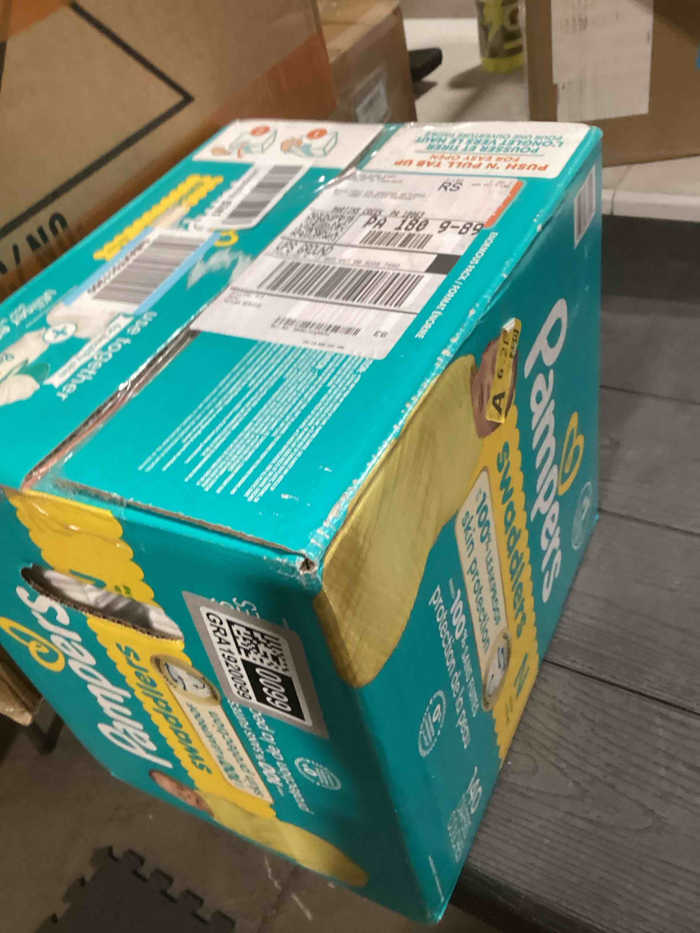 Condition photo showing New/Like New for Pampers Swaddlers Sensitive Disposable Diapers - Size 0 - 140ct