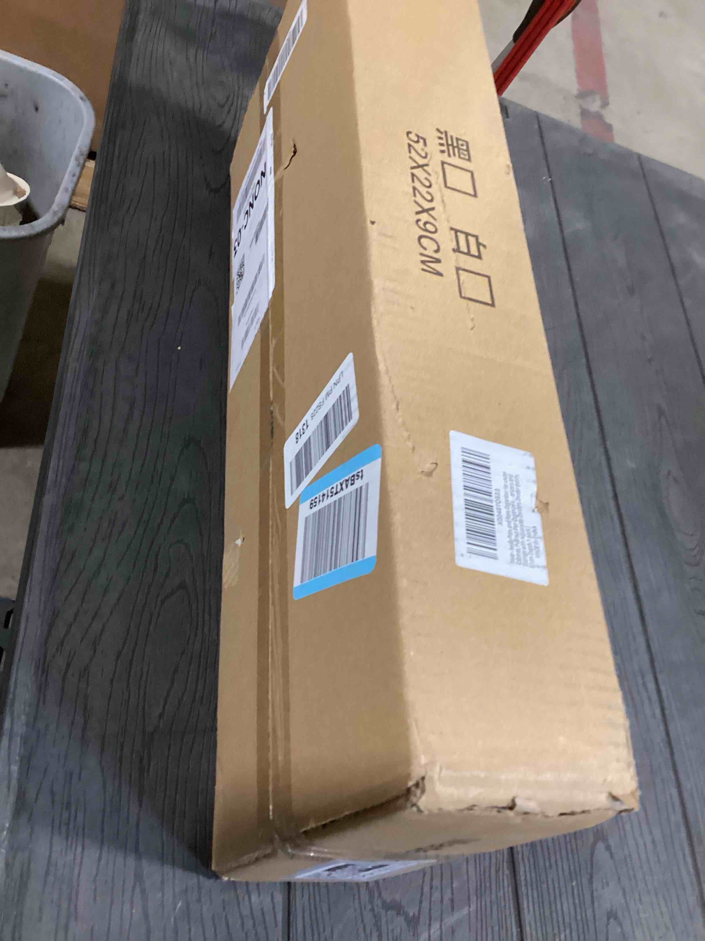 Condition photo showing Good Condition for Pots and Pans Organizer Under Cabinet with Drip Tray, 21" Deep Pull out Cabinet Organizer Adhesive, Pull Out Pot Lid Organizer and Storage with 9 Adjustable Dividers No Drill Pot and Pan Holder Rack 20.5in Depth White(1 pack)