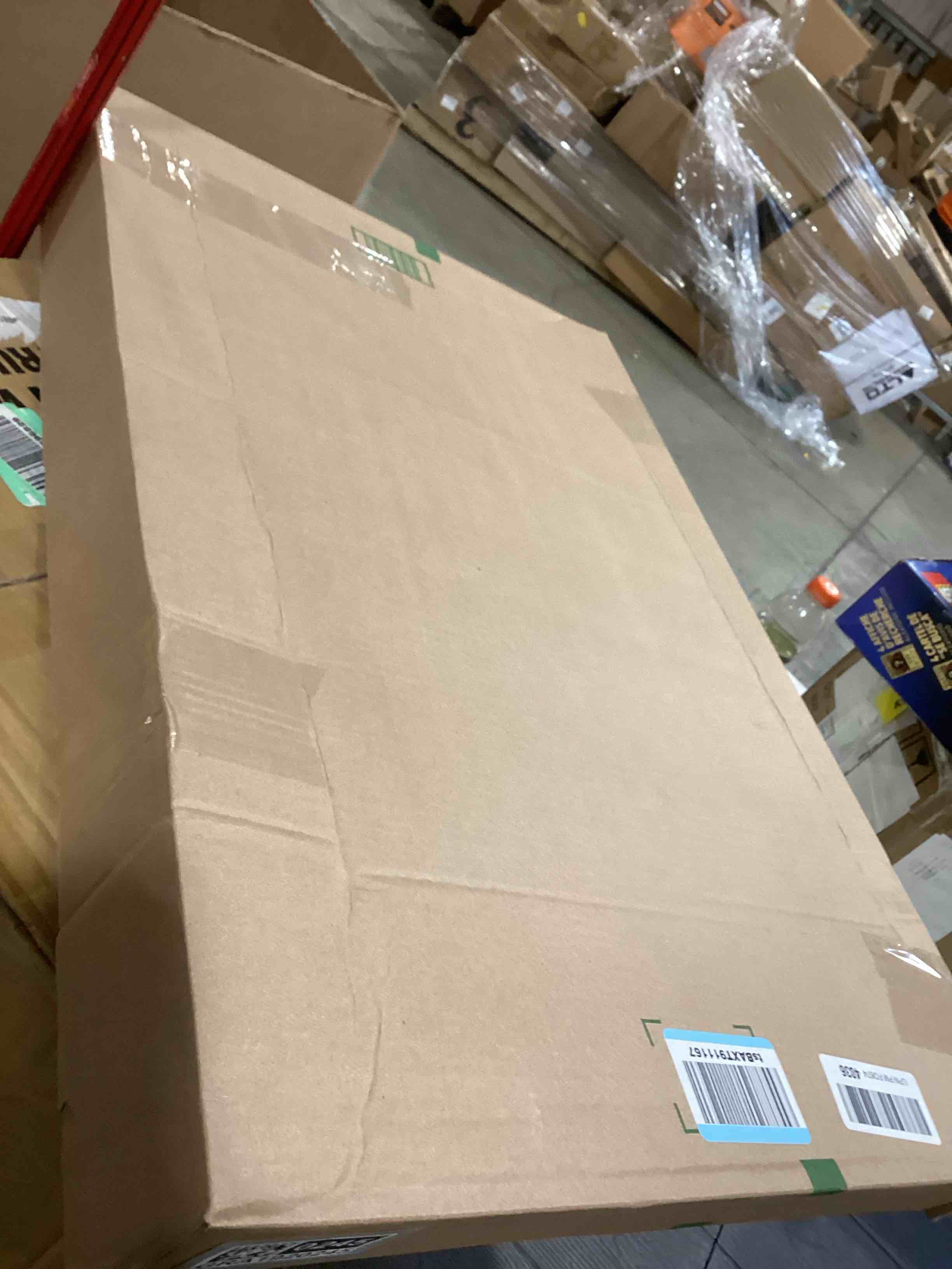 Condition photo showing As Is for 60" Large Penguin Outdoor Lighted Holiday Decoration for Christmas Easter, Stackable Handmade Outside Big Penguin Figures, Waterproof LED Light Up Easter Sign Decor for Yard Lawn Patio Garden Home