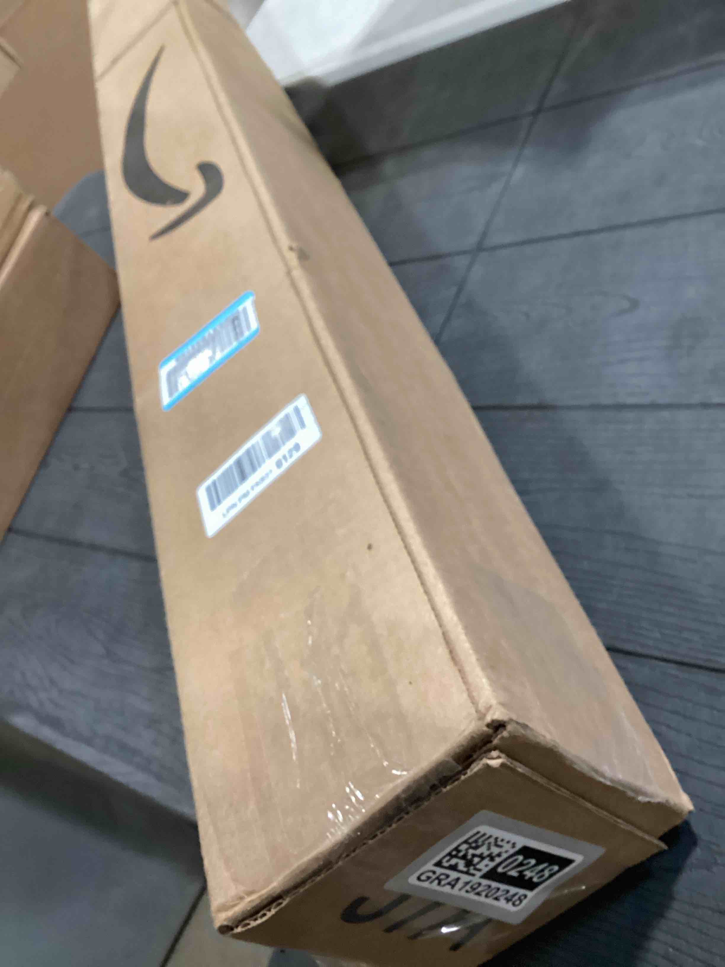 Condition photo showing As Is for AOSKY Blackout Roller Shades Cordless Blinds for Windows, Free-Stop Shades with Valance, Thermal Insulated Fabric, UV Protection, Natural Woven Blinds for Home and Office (20" W x 72" H, White) White 20"W x 72"H