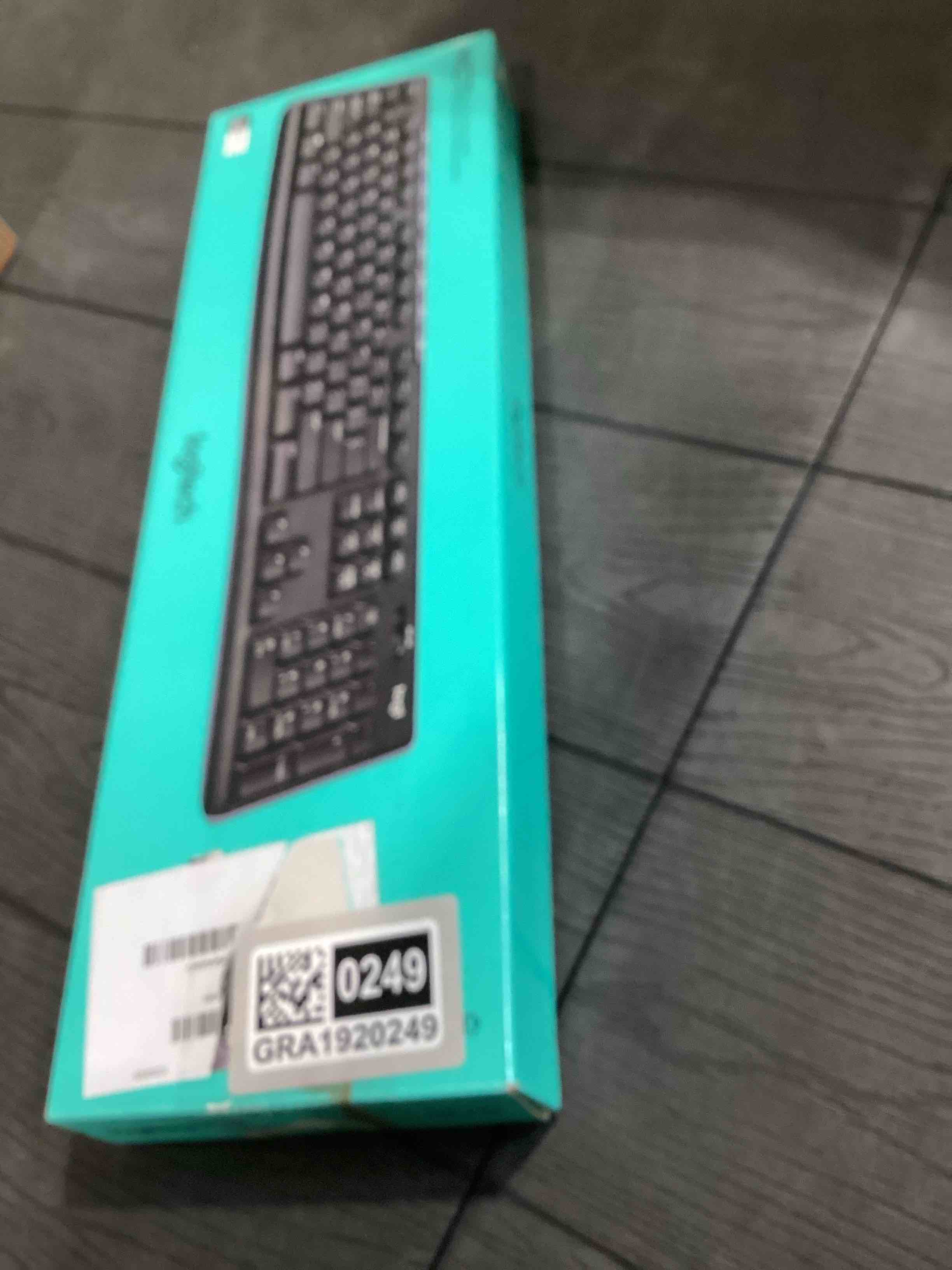 Condition photo showing As Is for Logitech MK270 Wireless Keyboard and Mouse Combo for Windows, 2.4 GHz, 8 Multimedia Keys, PC, Laptop, Wireless Keyboard Compact Mouse Combo - Black Black 1 Pack Combo