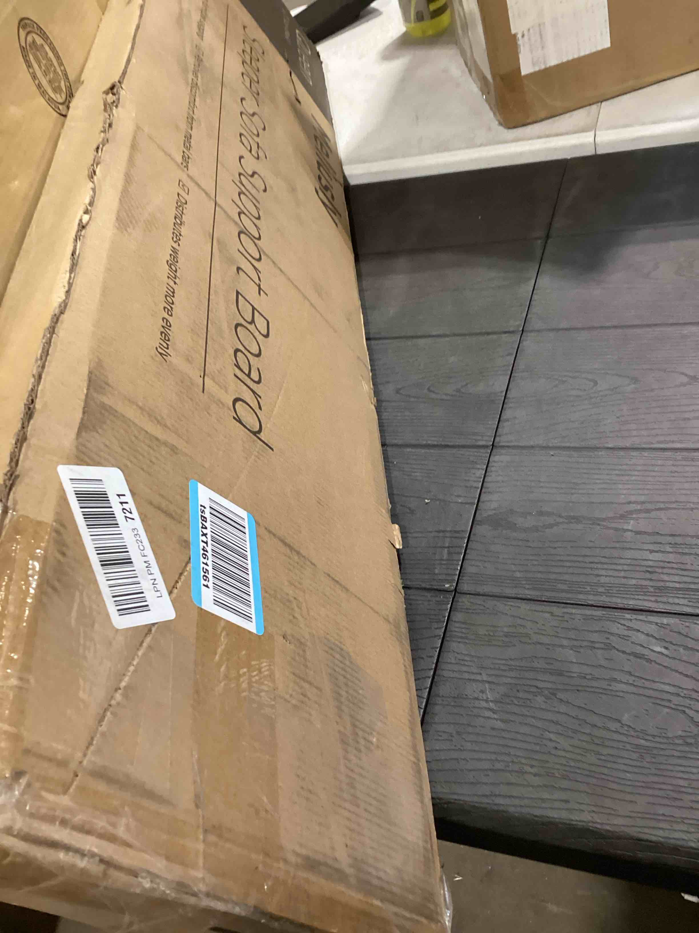 Condition photo showing As Is for Meliusly Heavy Duty Sleeper Sofa Support Board (48x60 - Queen Size) Reinforced Wood Sofa Bed Support, Pull Out Couch Mattress Board, Sleeper Bar Shield, SleeperSaver Queen-Size (48x60)