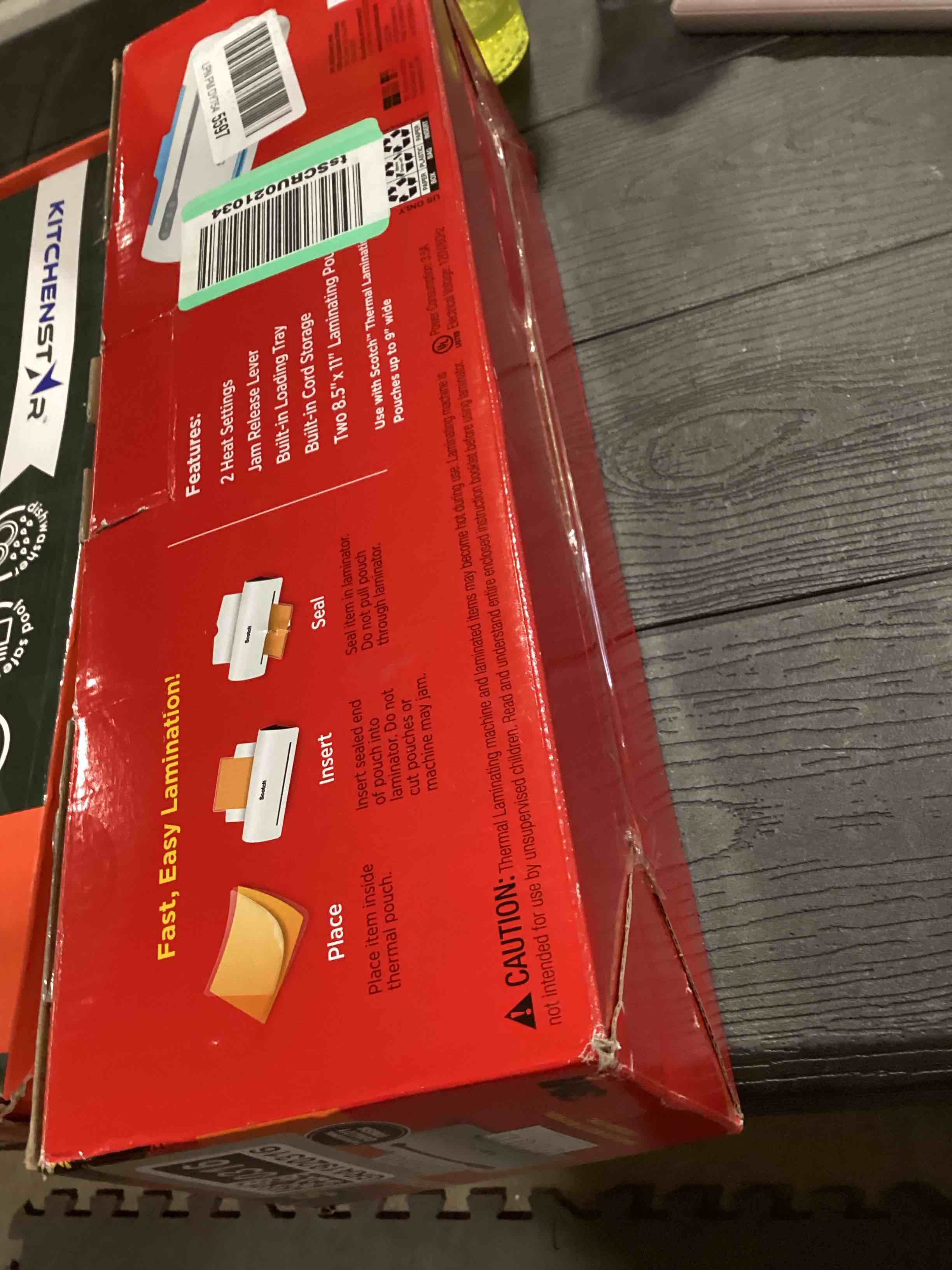 Condition photo showing Good Condition for Scotch Thermal Laminator -EF