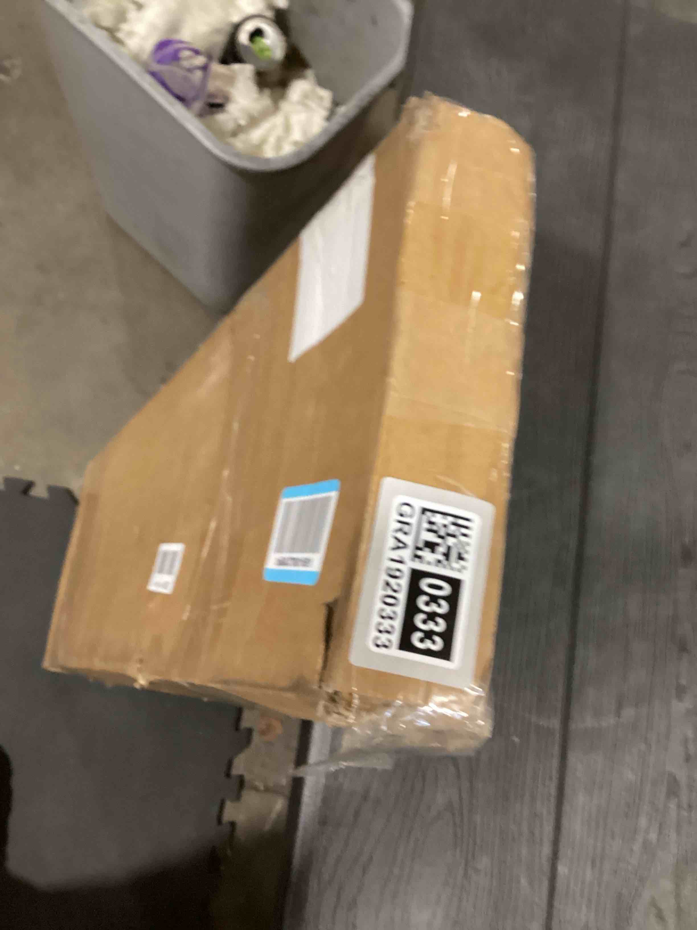 Condition photo showing Good Condition for 3-Tier Over The Toilet Storage, Freestanding Metal Bathroom Shelves, Above Toilet Storage Rack with Hooks and Paper Holder, Space-Saving, for Bathroom Restroom Laundry, White