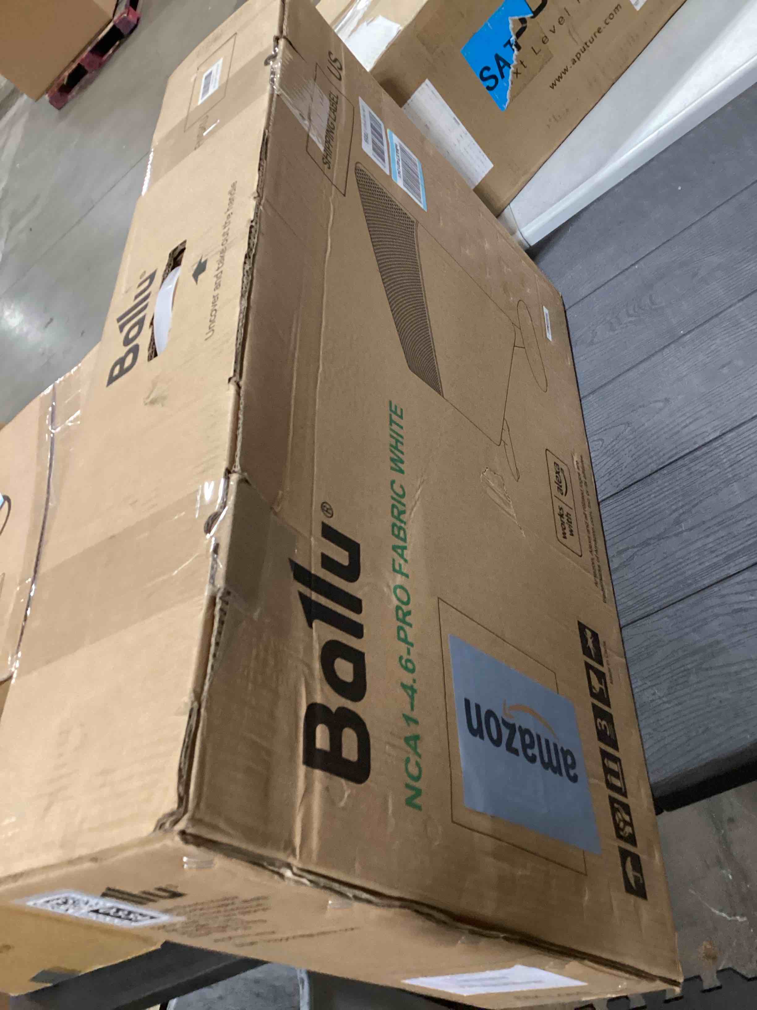 Condition photo showing As Is for Ballu Convection Panel Space Heater for Large Room,Smart Quiet Heater with Programmable Thermostat,WiFi App Control,Inverter Energy Efficient for Indoor Use,Compatible with Alexa,White Fabric White