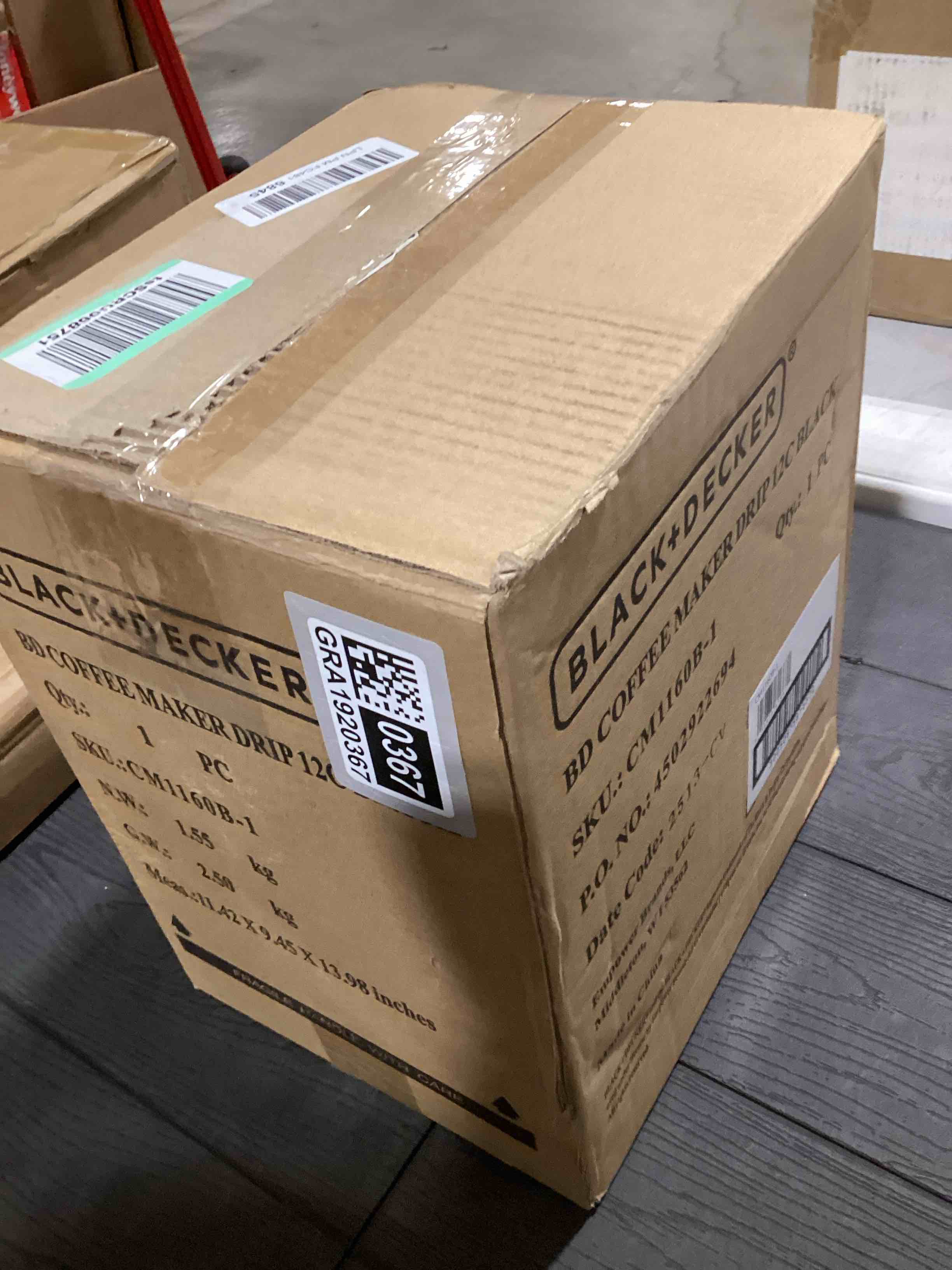 Condition photo showing Good Condition for BLACK+DECKER 12-Cup Digital Coffee Maker  Programmable  Washable Basket Filter  Sneak-A-Cup  Auto Brew  Water Window  Keep Hot Plate  Black