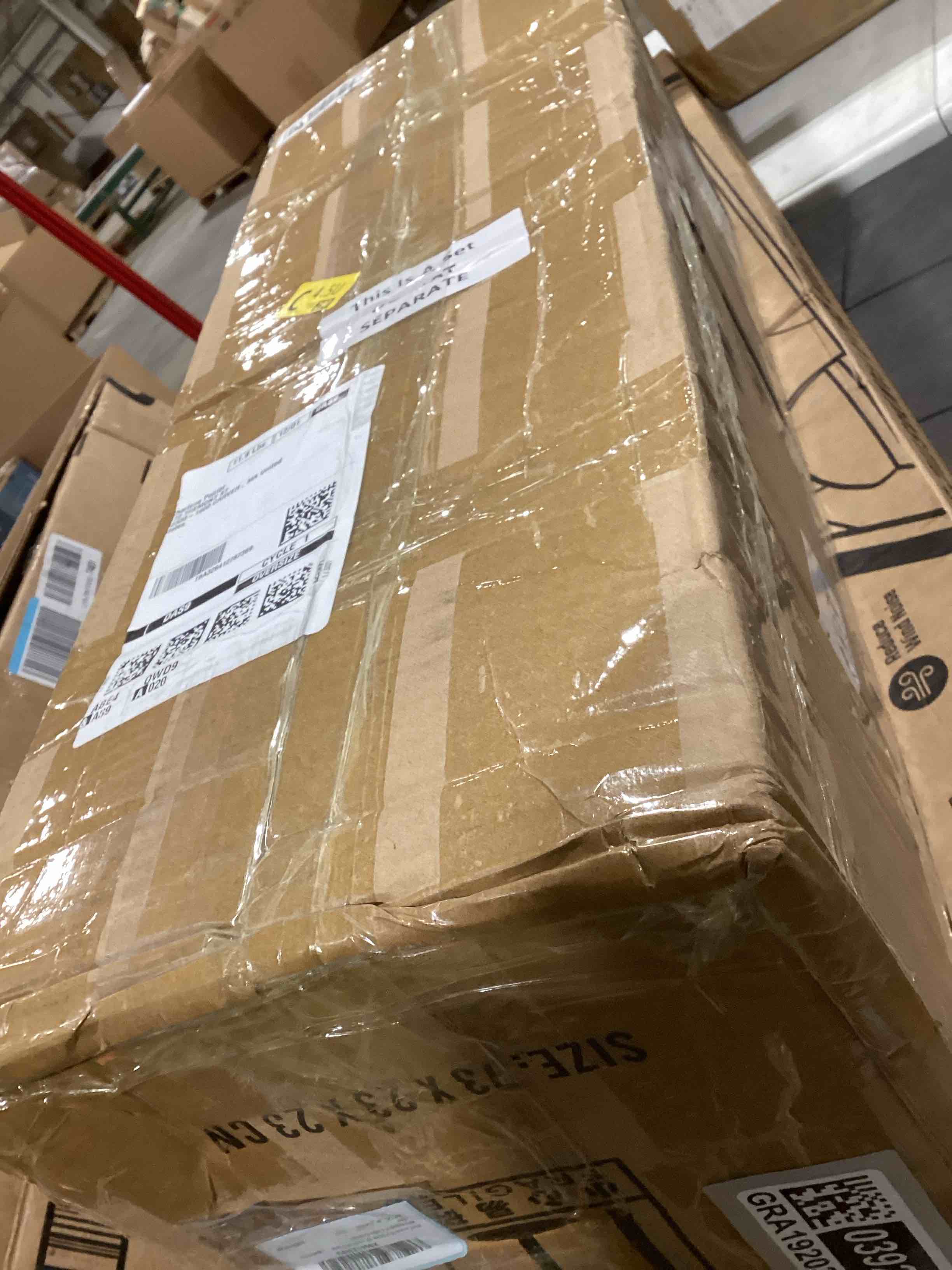 Condition photo showing As Is for 6 Packs 27 Inch Window Flower Box Extra Large Window Sill Herb Garden Long Rectangle Planter Plastic Boxes Outdoor with Drainage Trays for Balcony Windowsill Patio Garden