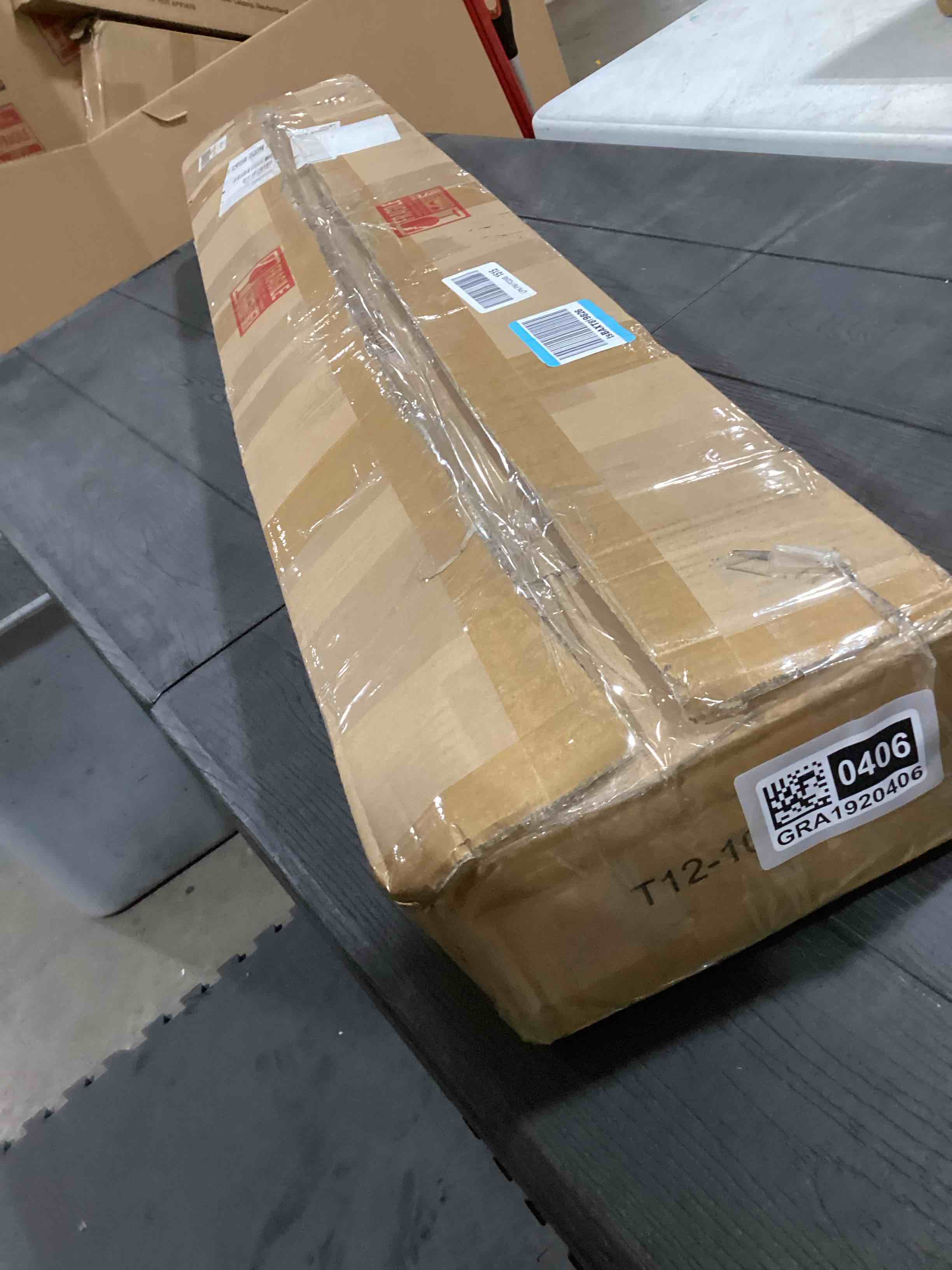 Condition photo showing As Is for T12 15 Watt Fluorescent Bulb, 18 Inches F15T12/CW Straight Fluorescent Tube, Medium Bi-Pin Base, Cool White 4000K 800 Lumens 4 Pack 4Pcs T12 15W C/W