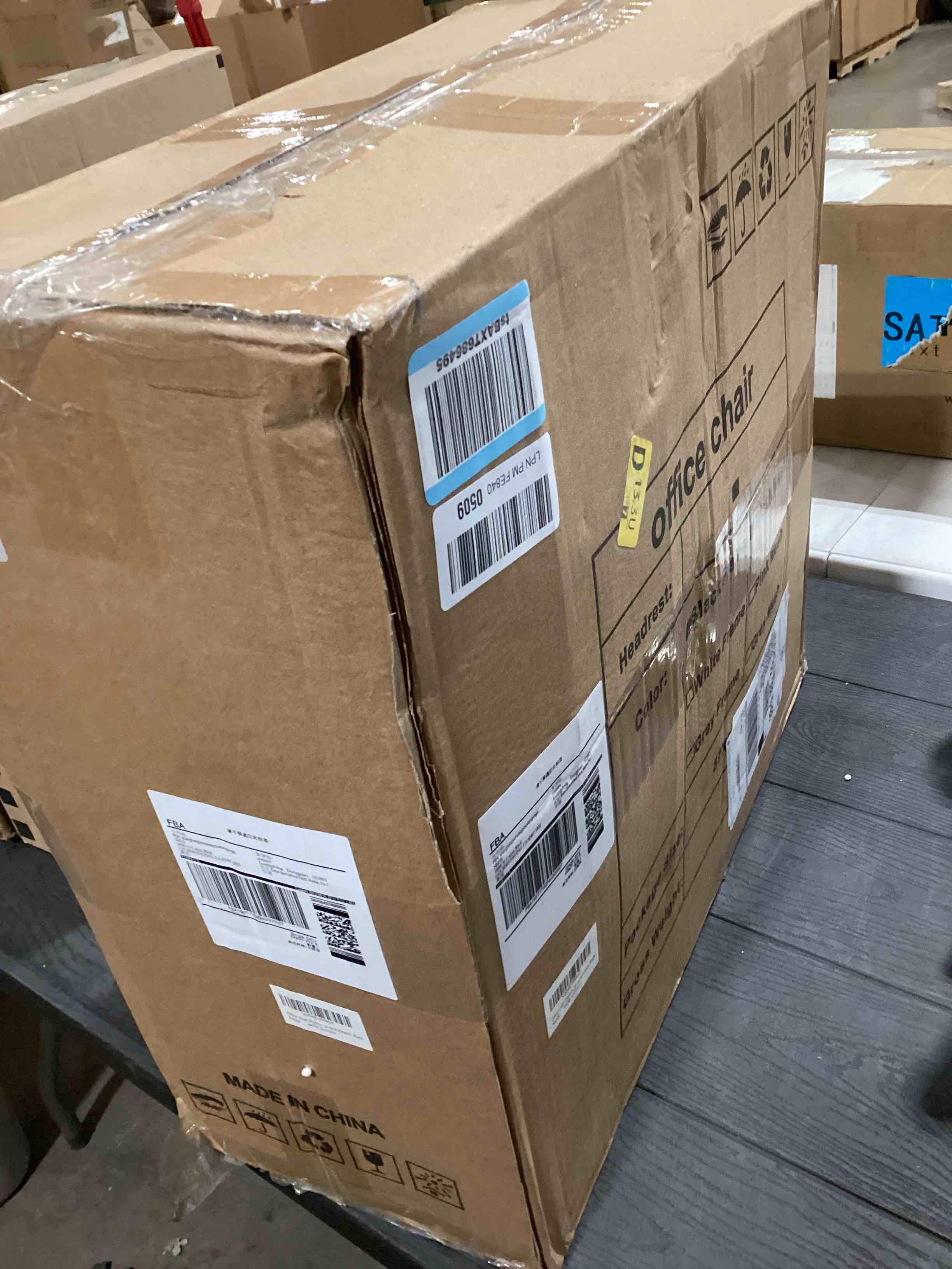 Condition photo showing Good Condition for Office Chair Ergonomic Desk Chair, 330LBS Capacity, High Back Computer Chair for Long Hours Comfortable, Rolling Swivel Executive Task Chair for Home Office with Flip-up Armrests, Black Black One Size