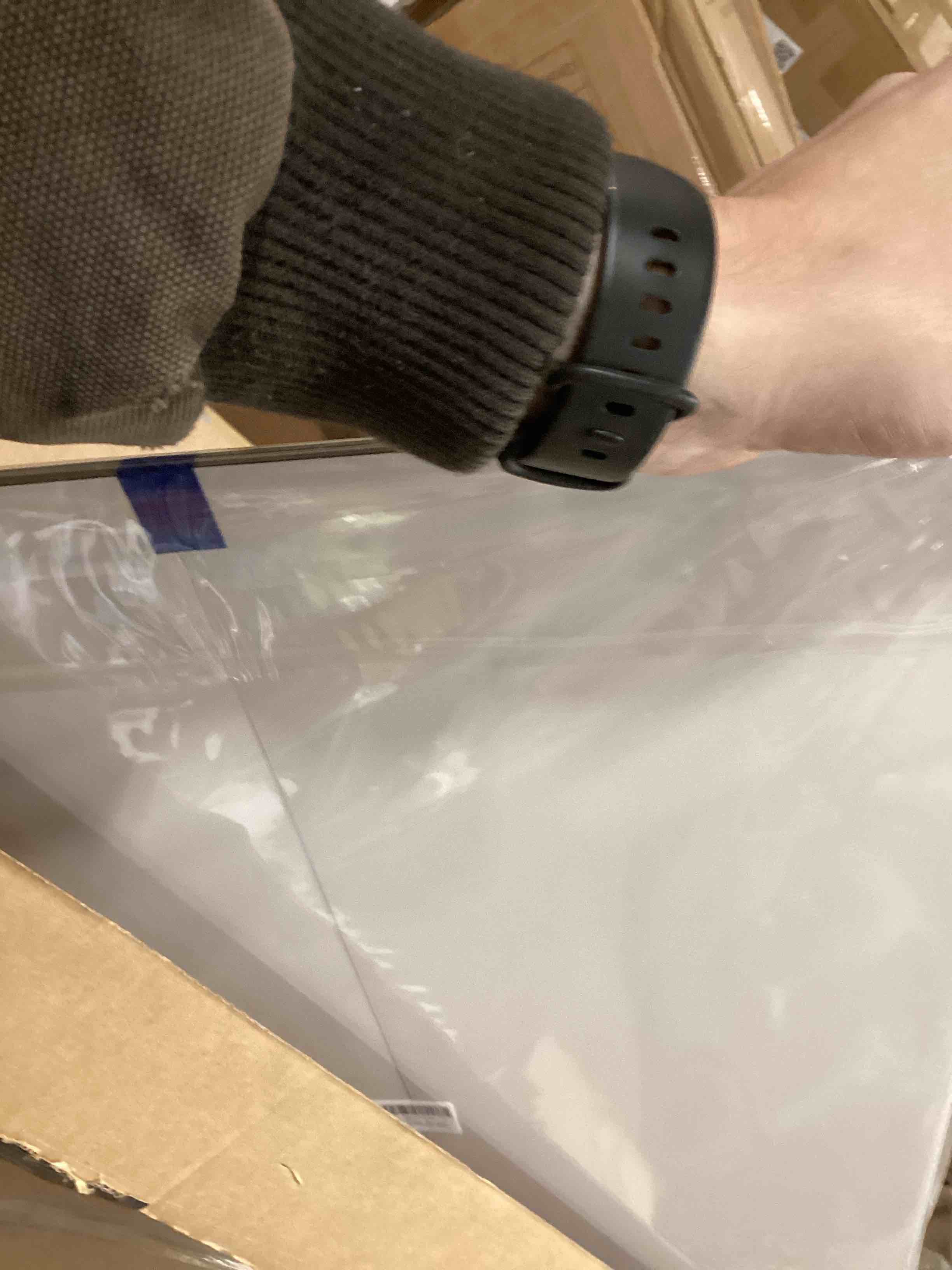 Condition photo showing As Is for 2 Pack Trifold Poster Board 36" x 24", White Corrugated Project Boards for Science Fairs, School Projects, Event Displays