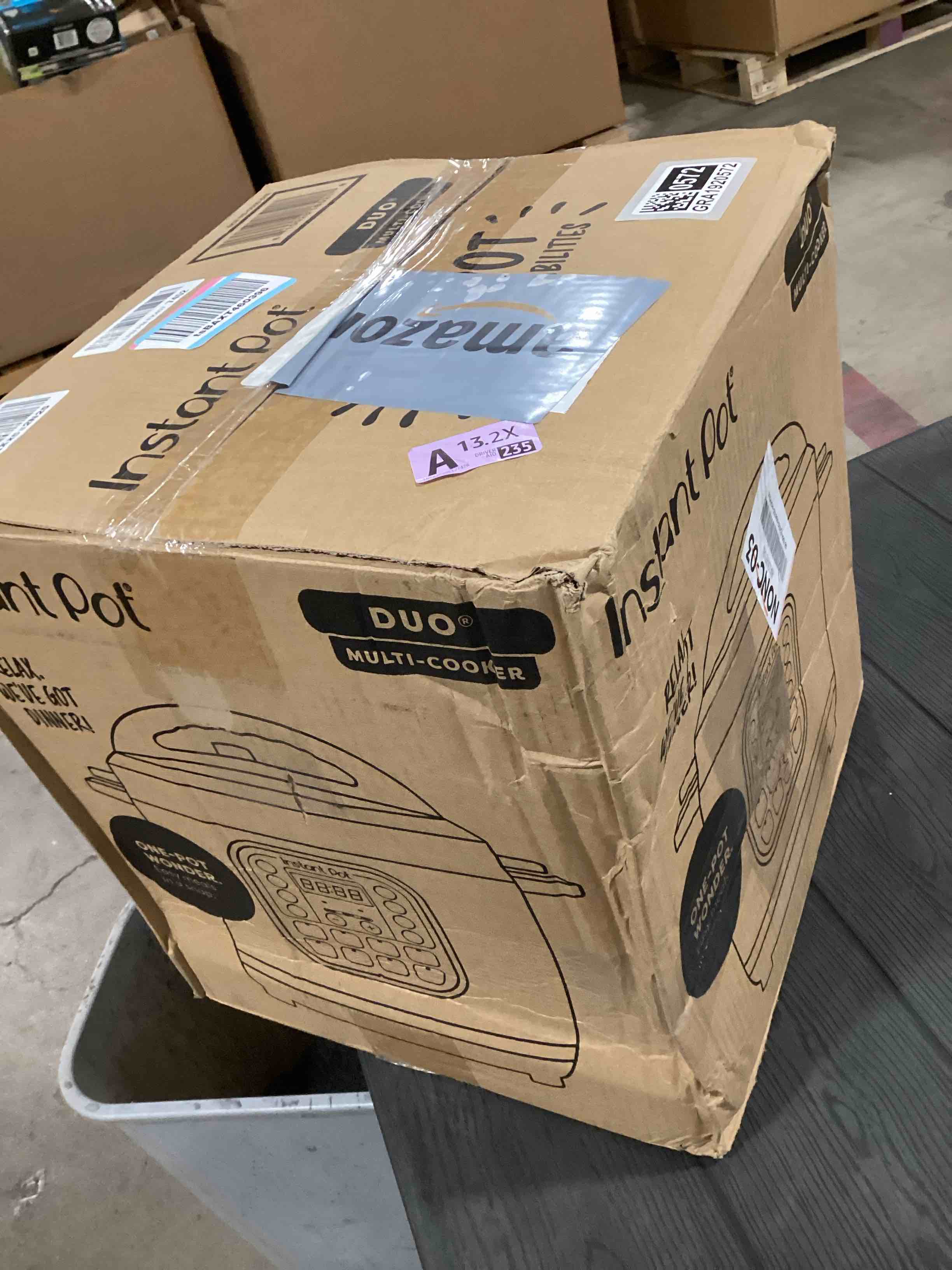 Condition photo showing As Is for Instant Pot Duo 8 Qt Electric Pressure Cooker  7-in-1 Slow Cooker  Rice Cooker  Steamer  Sauté  Yogurt Maker  Warmer & Sterilizer