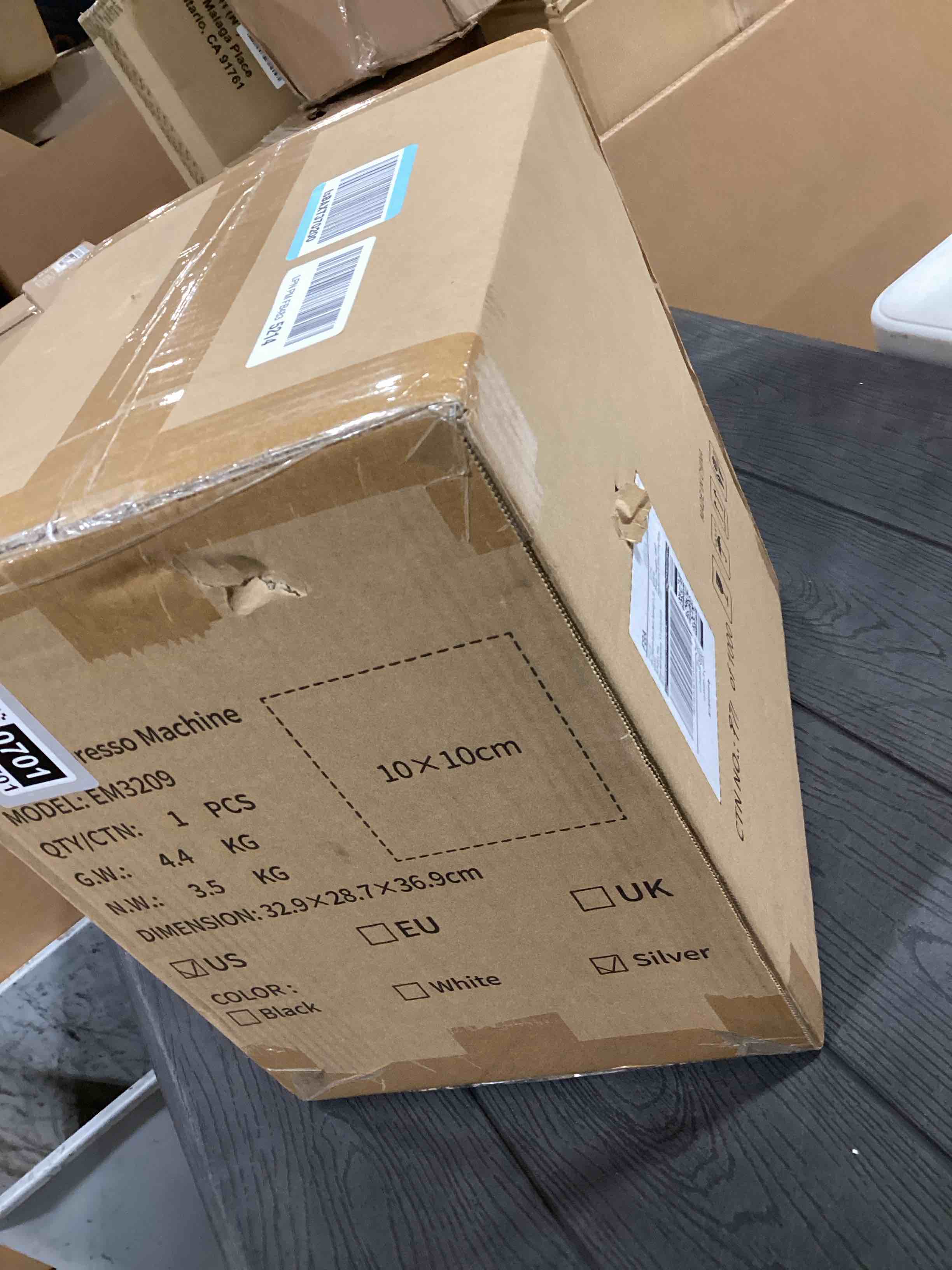 Condition photo showing Good Condition for SHARDOR 20-Bar Espresso Machine for Home Barista, Built-In Steam Wand for Latte & Cappuccino, Stainless Steel Coffee Maker with Temp Display, 1350W, 60oz Water Reservoir