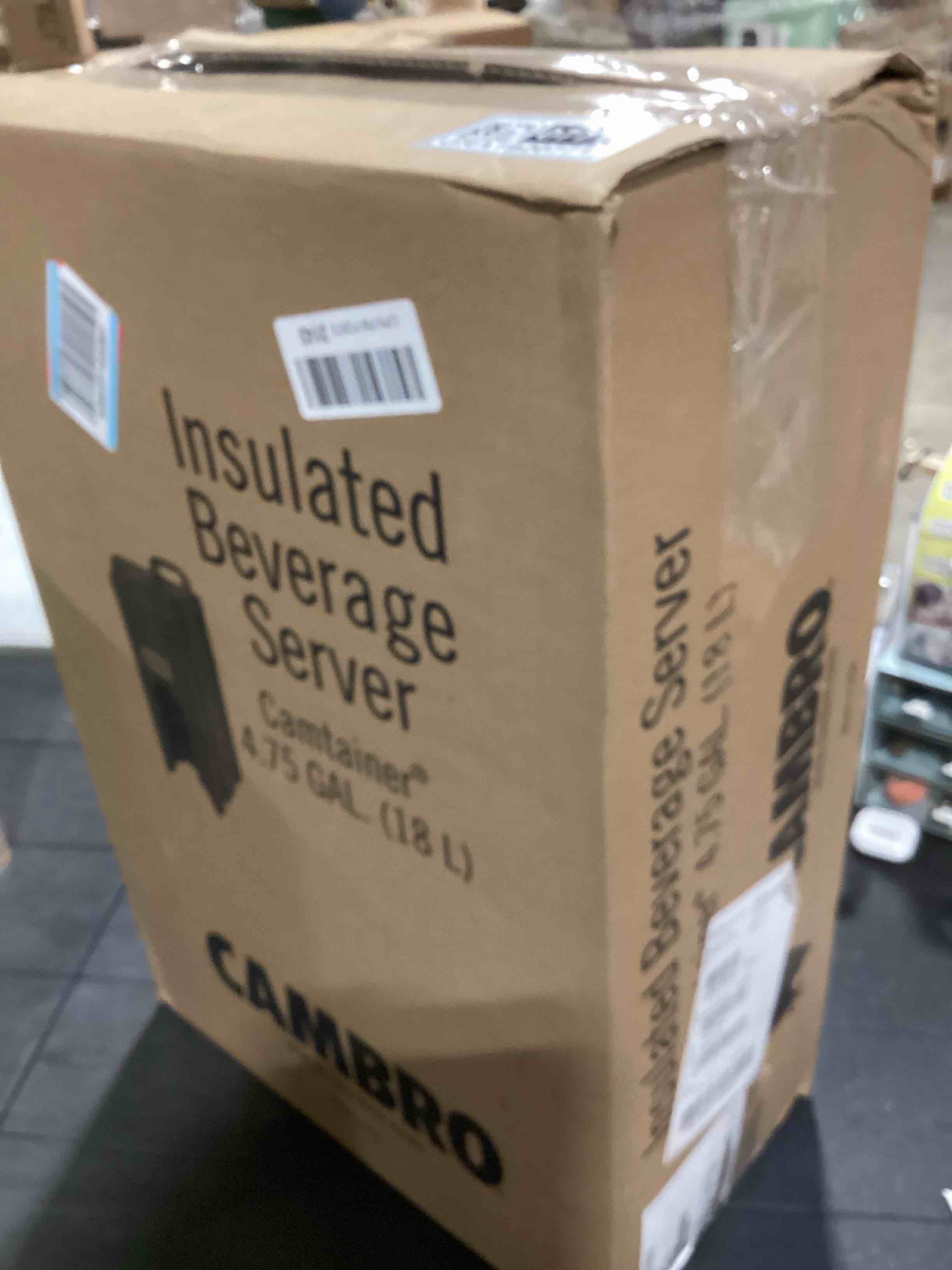 Condition photo showing Good Condition for Camtainer 5 Gallon Capacity Black Beverage Carrier