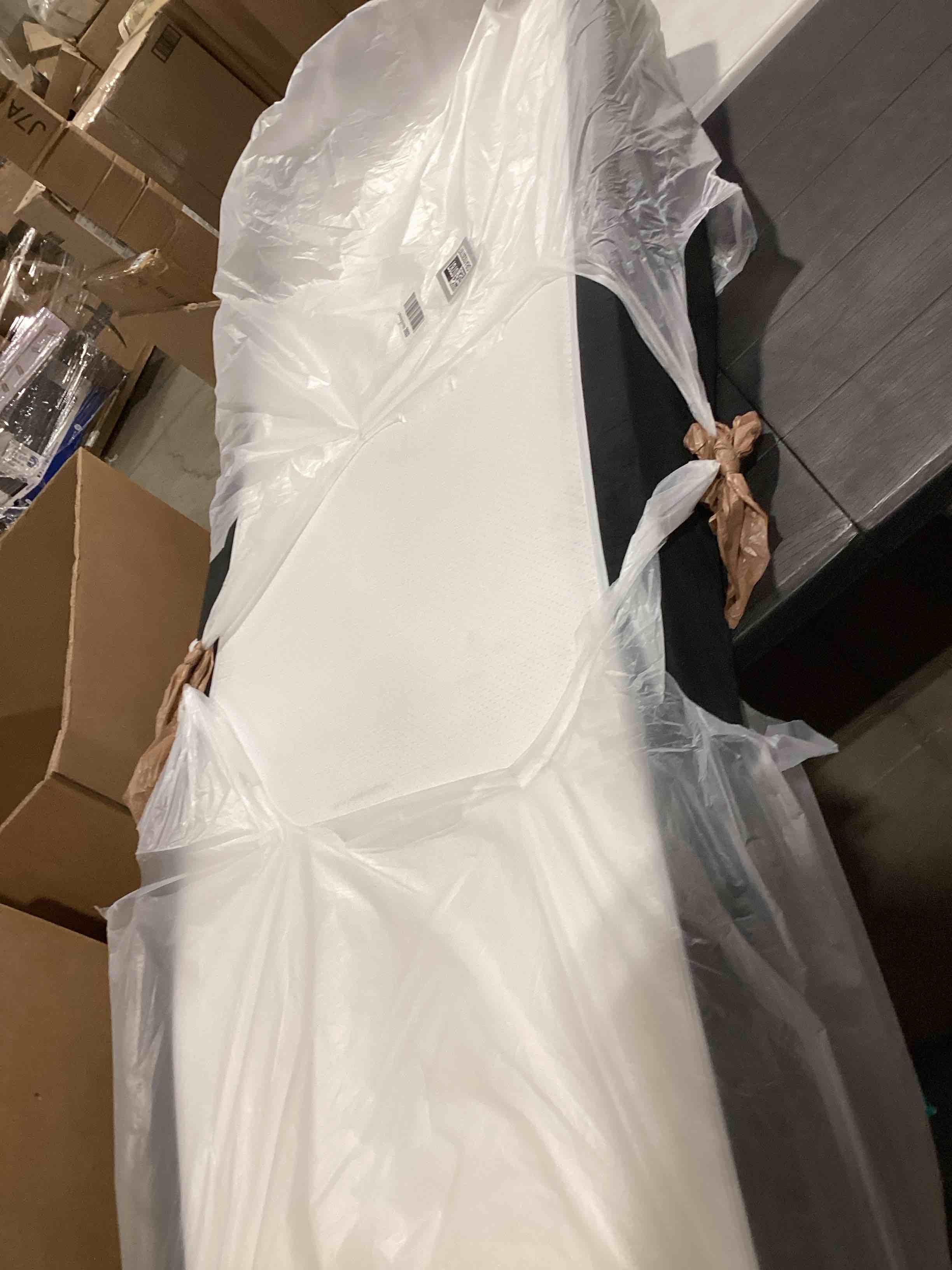 Condition photo showing Good Condition for Ergonomic Lash Bed Topper Massage Table Pad, 30D Foam Esthetician Beds Mattress Toppers for Lash Tech Facial Wax, Beauty Salon Massage Bed Topper with Milk Touch & Washable Cover - Black