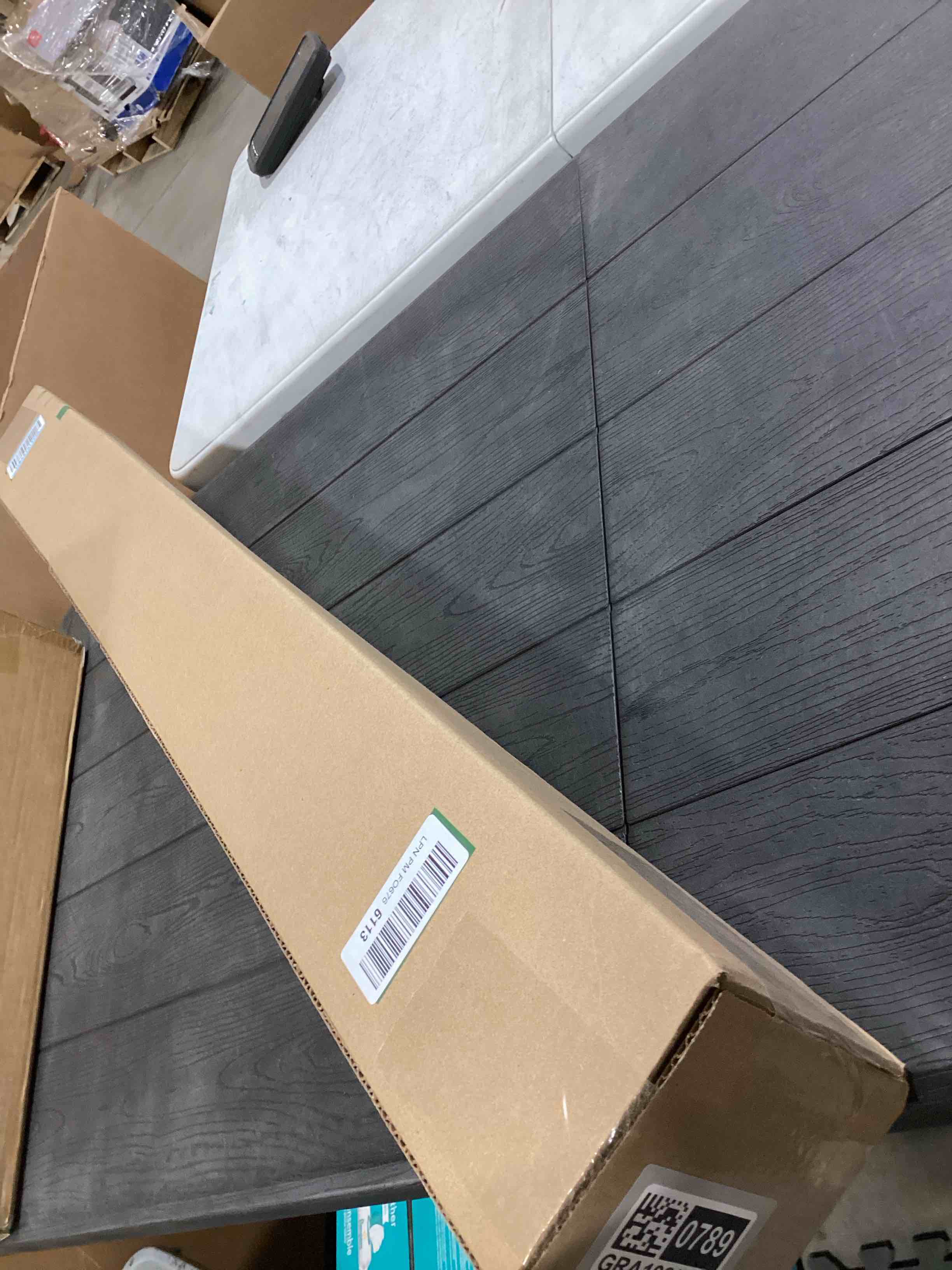 Condition photo showing Good Condition for NECAUX Custom 38 x 72 Inch Clear Table Cover Protector, 1.5mm Thick Wood Grain Transparent Table Pad Non-Slip Tablecloth Plastic Protective Pad for 6 Foot Dining Room Table, Meeting Table 38" x 72" Clear 1.5mm